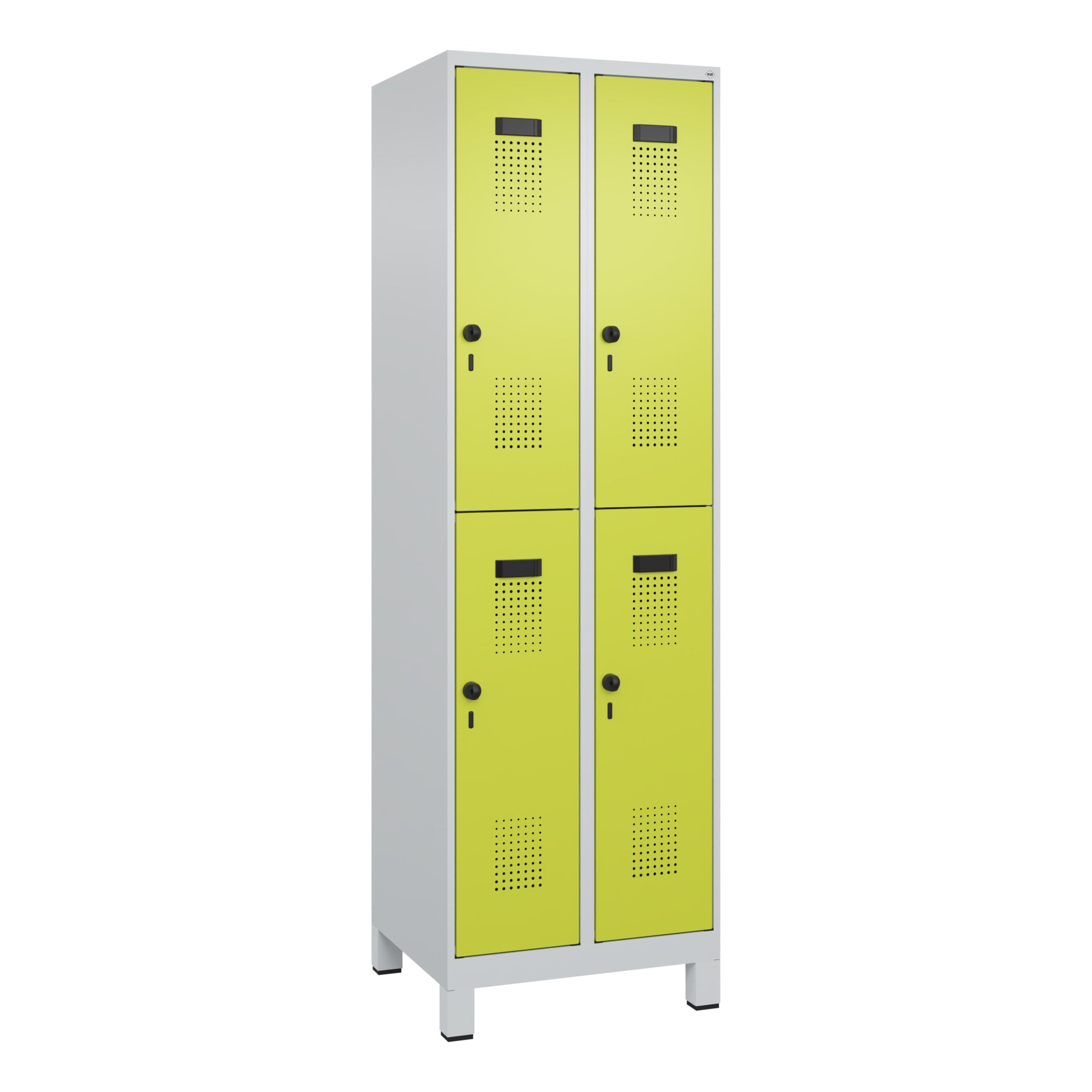 C+P Spind Evolo PLUS Doppel 4Fächer 1950x600x500 lgr/cgn