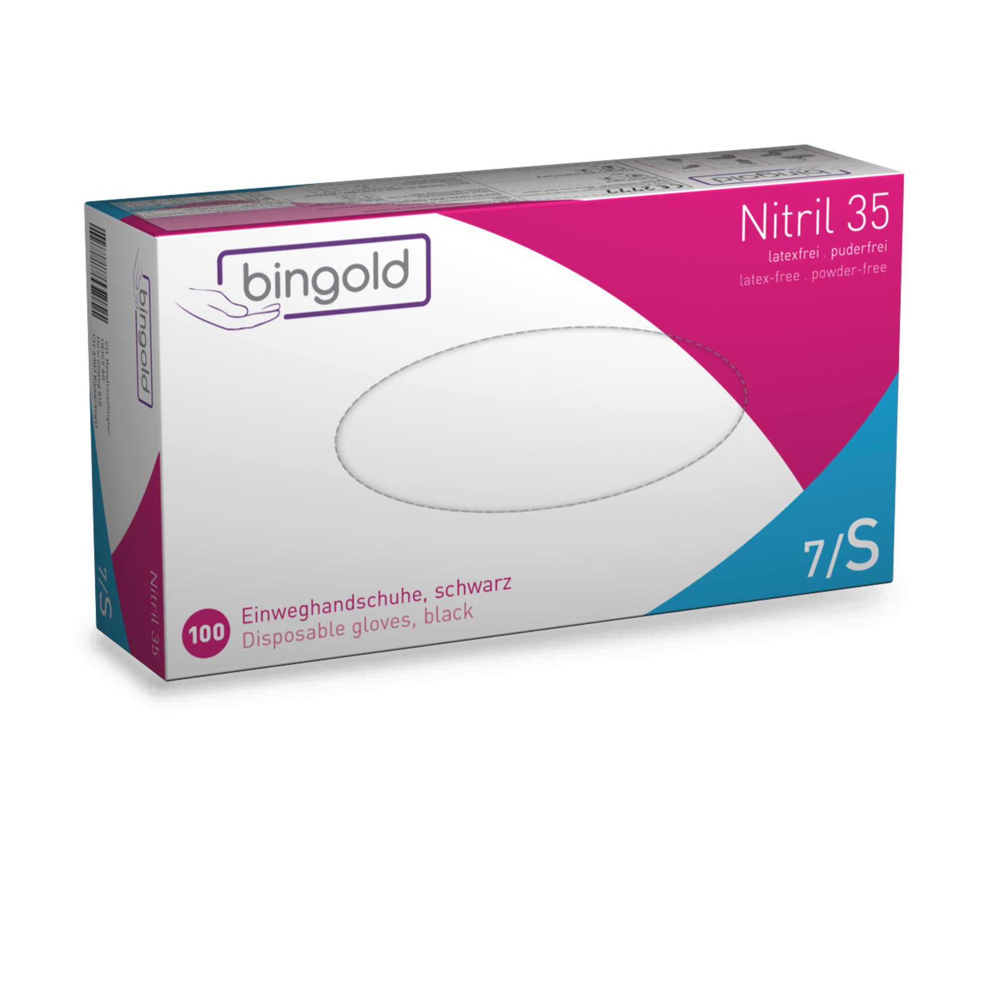 Bingold Einweghandschuhe Nitril 35BLACK