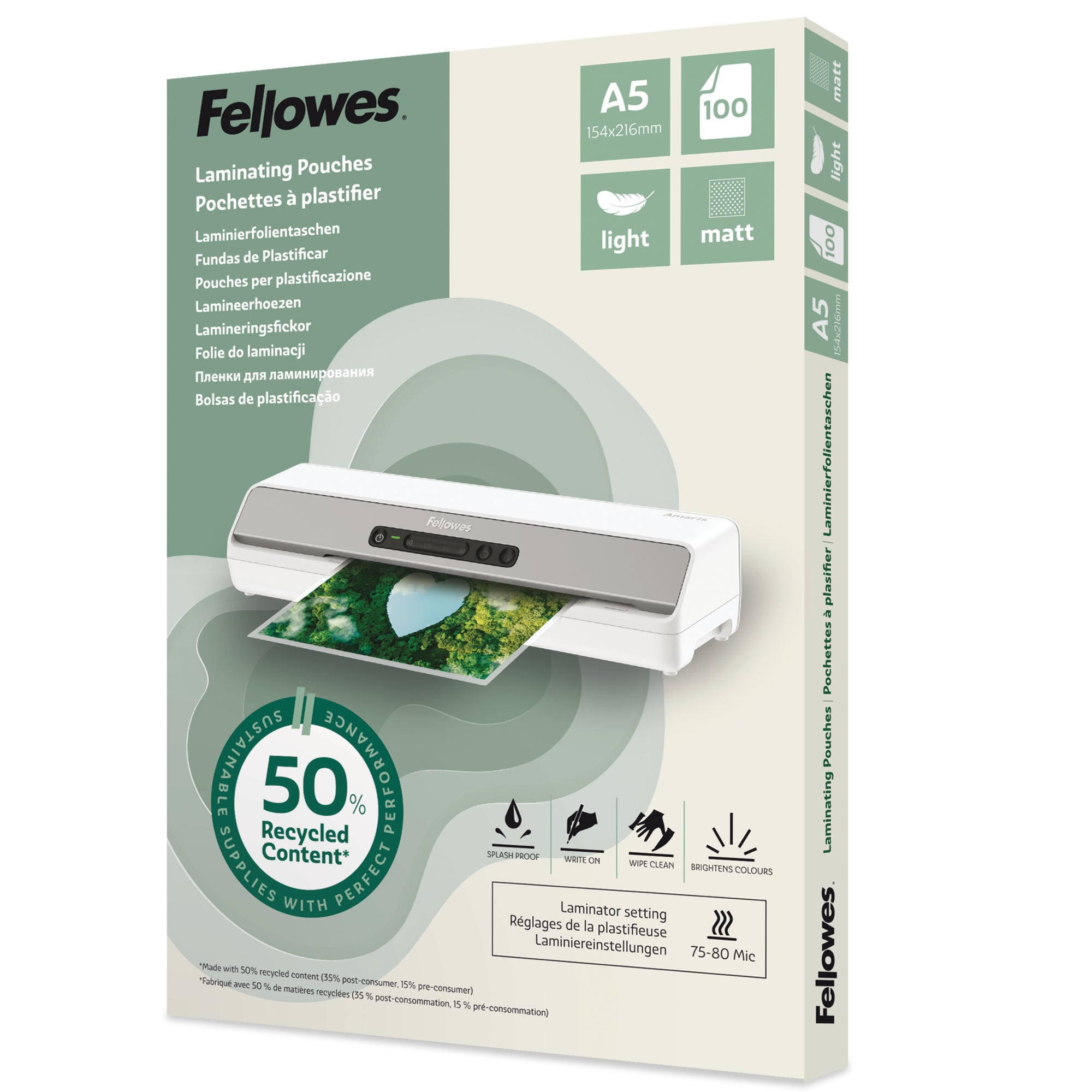 Fellowes Laminierfolie, DIN A5