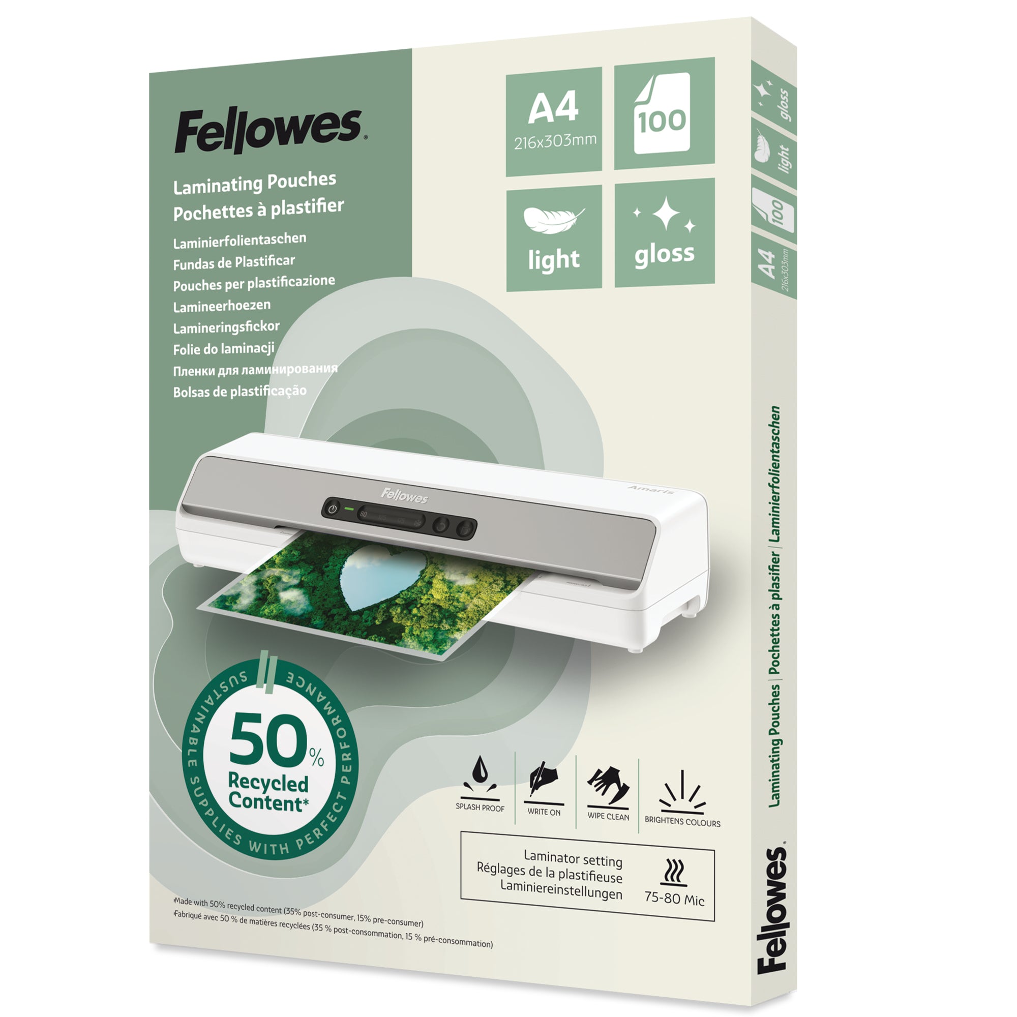 Fellowes Laminierfolie, DIN A4