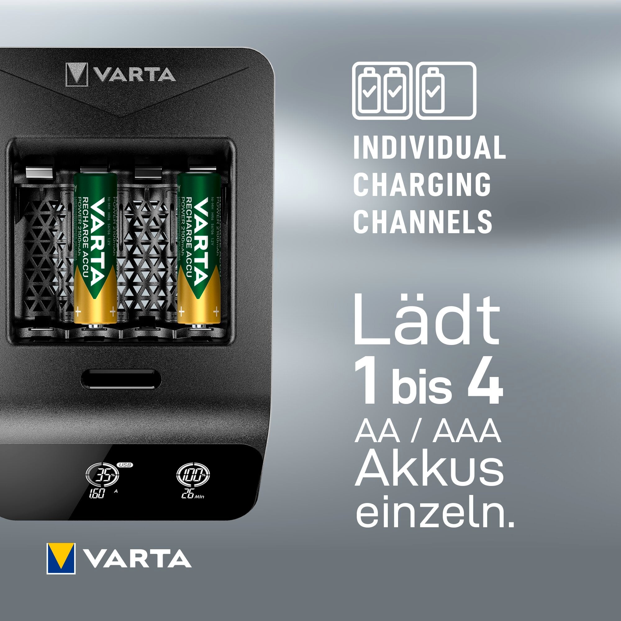 Varta Akkuladegerät Smart Charger+