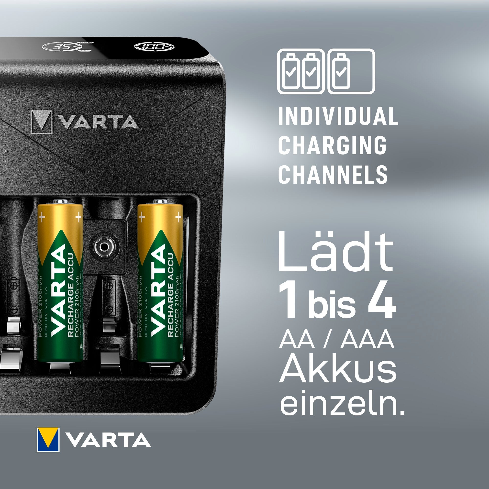 Varta Akkuladegerät Plug Charger+