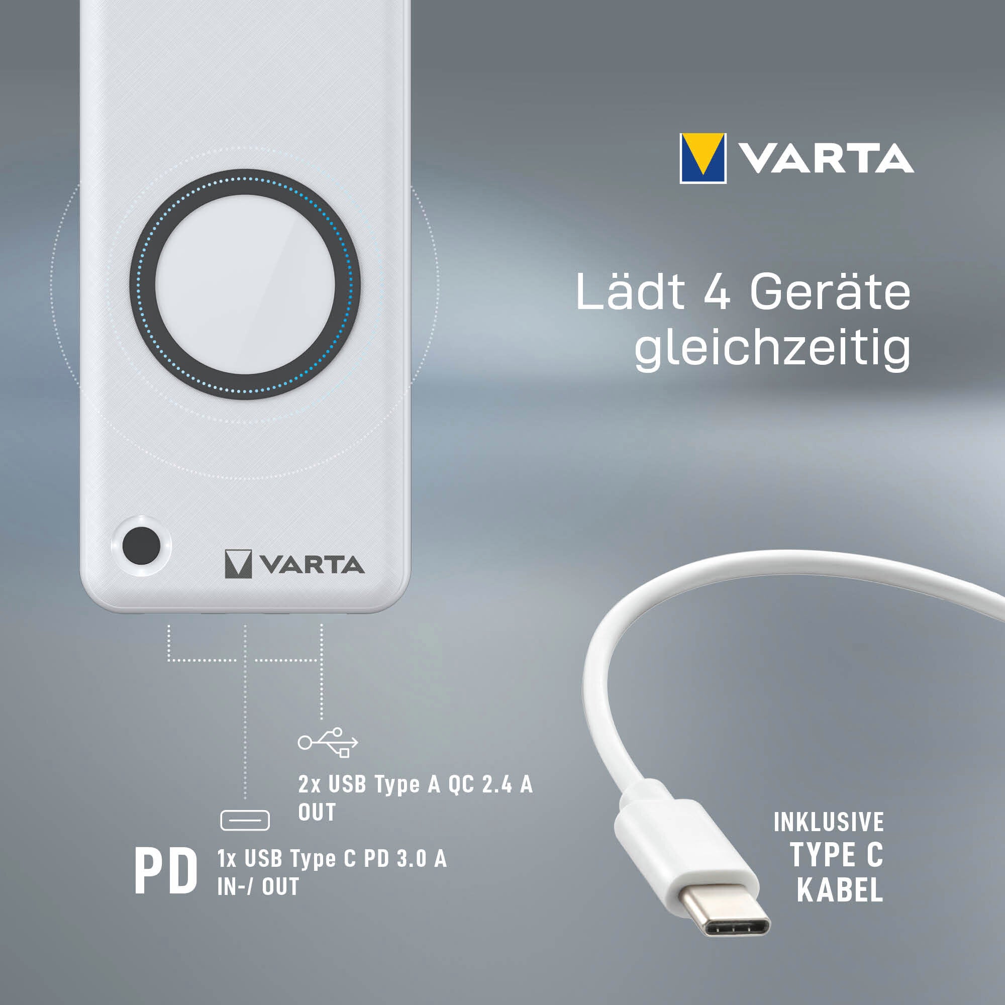 Varta Powerbank Wireless