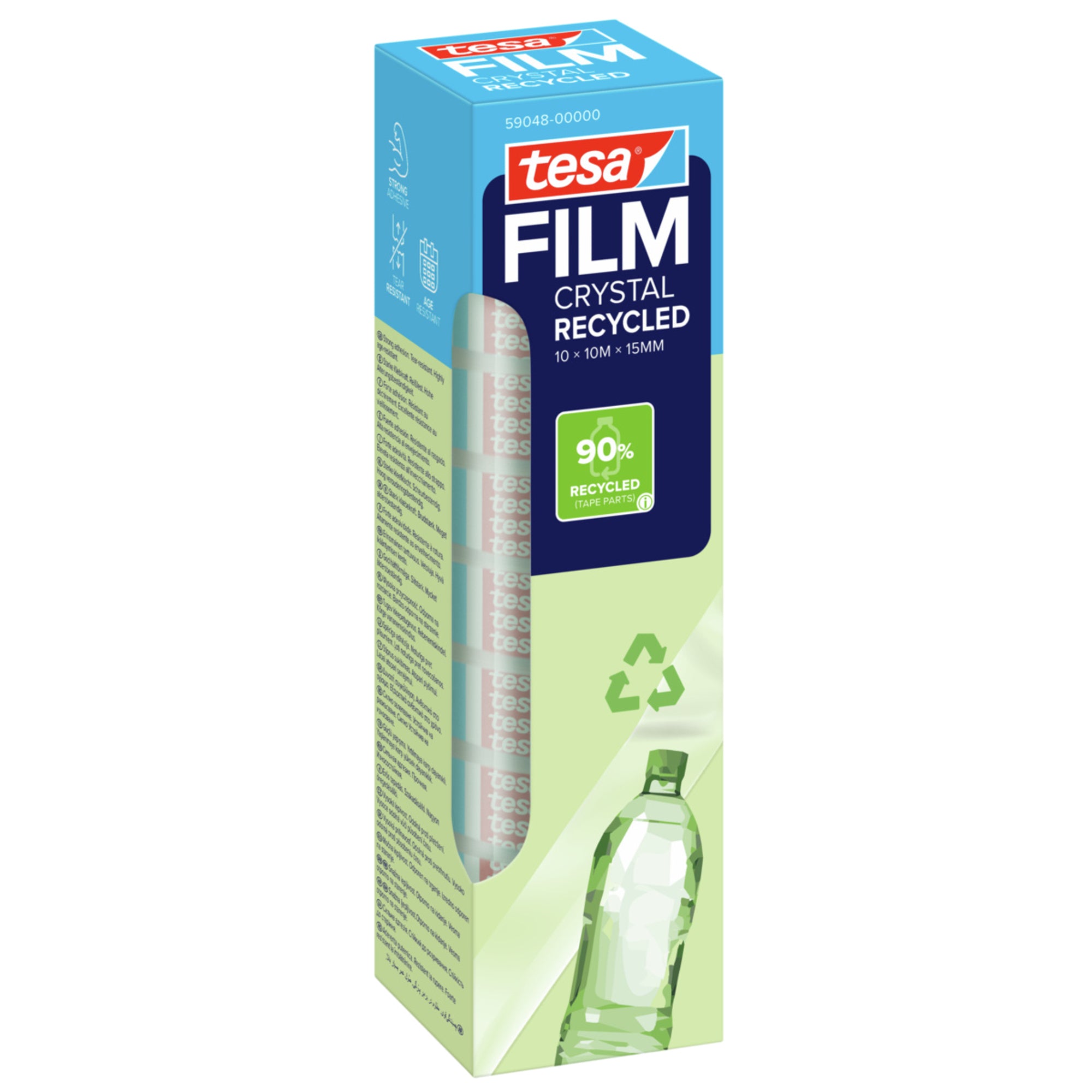 tesa Klebefilm CRYSTAL RECYCLED