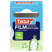 tesa Klebefilm CRYSTAL RECYCLED 19mmx10m