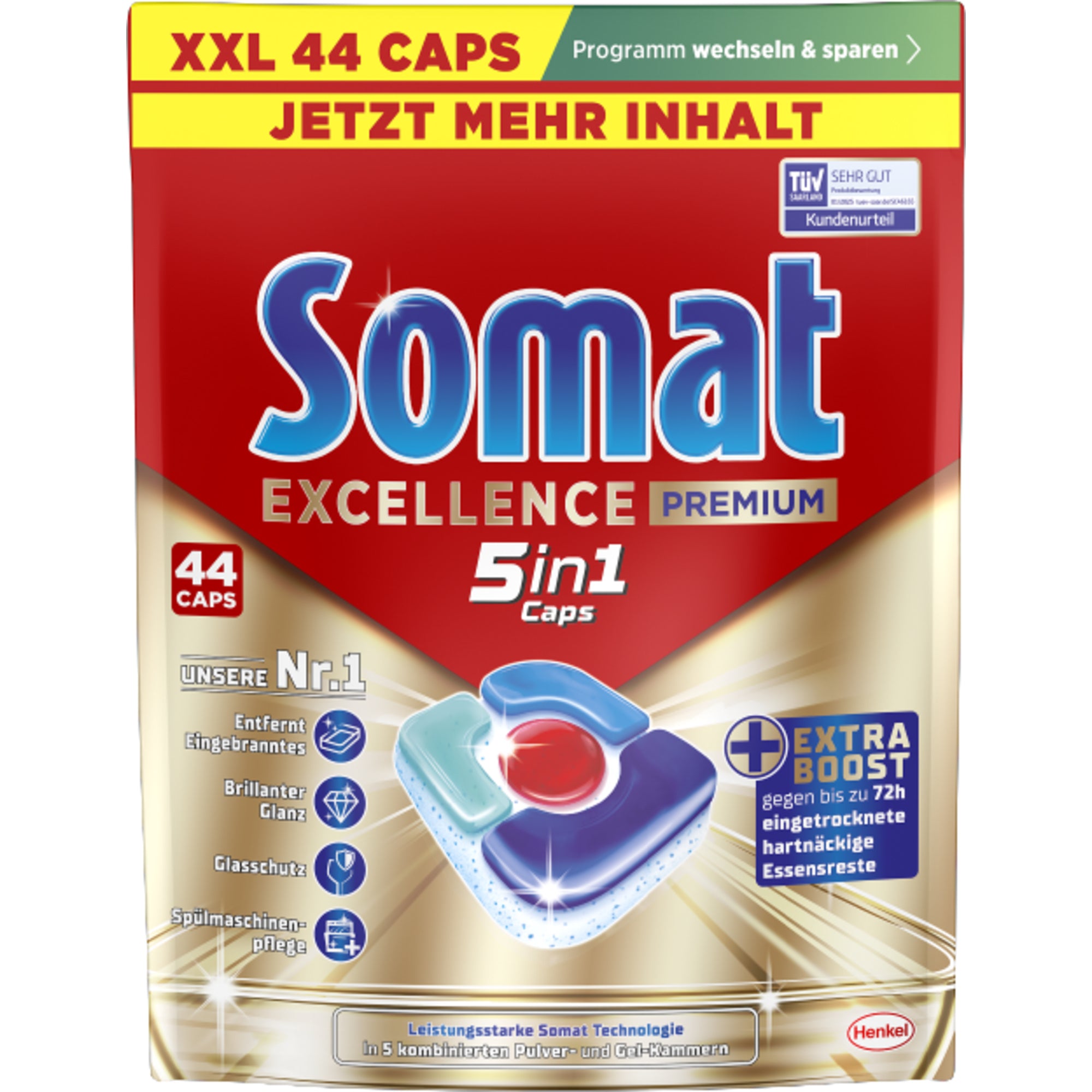 Somat Spülmaschinentabs EXCELLENCE Premium 5in1 Caps
