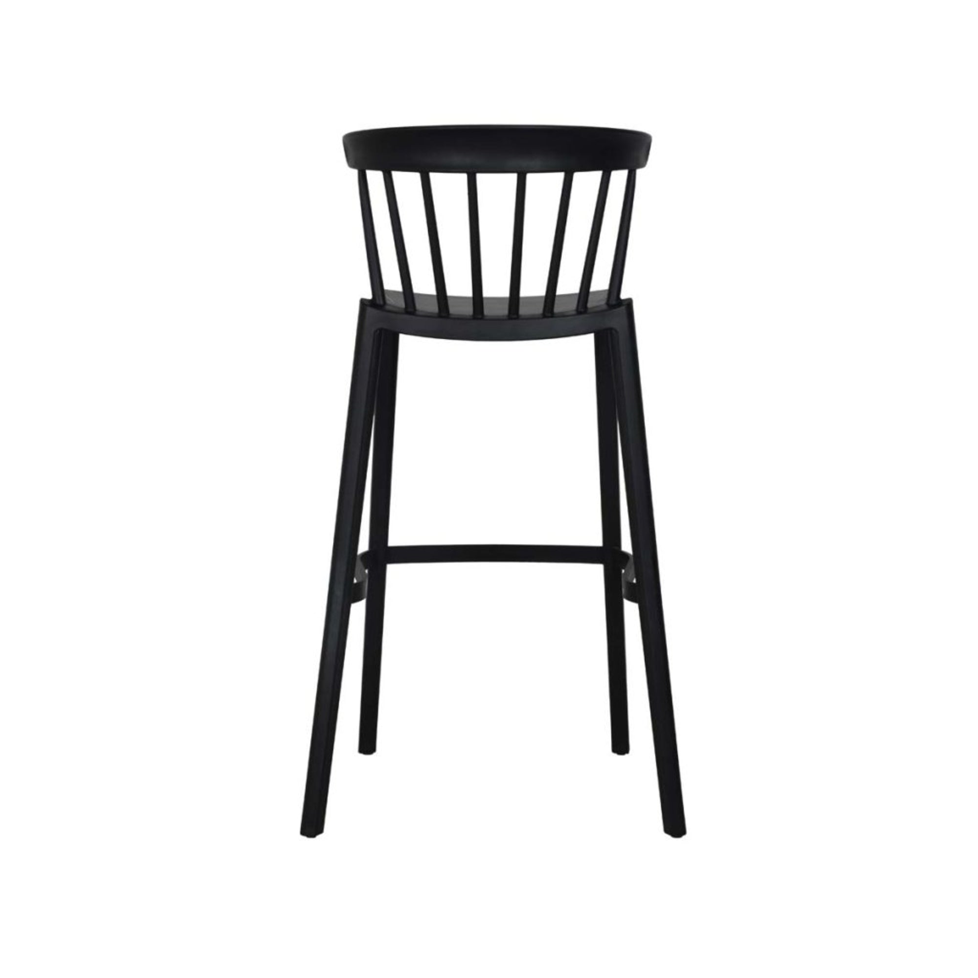 FEROS Barstuhl Windson schwarz 4St