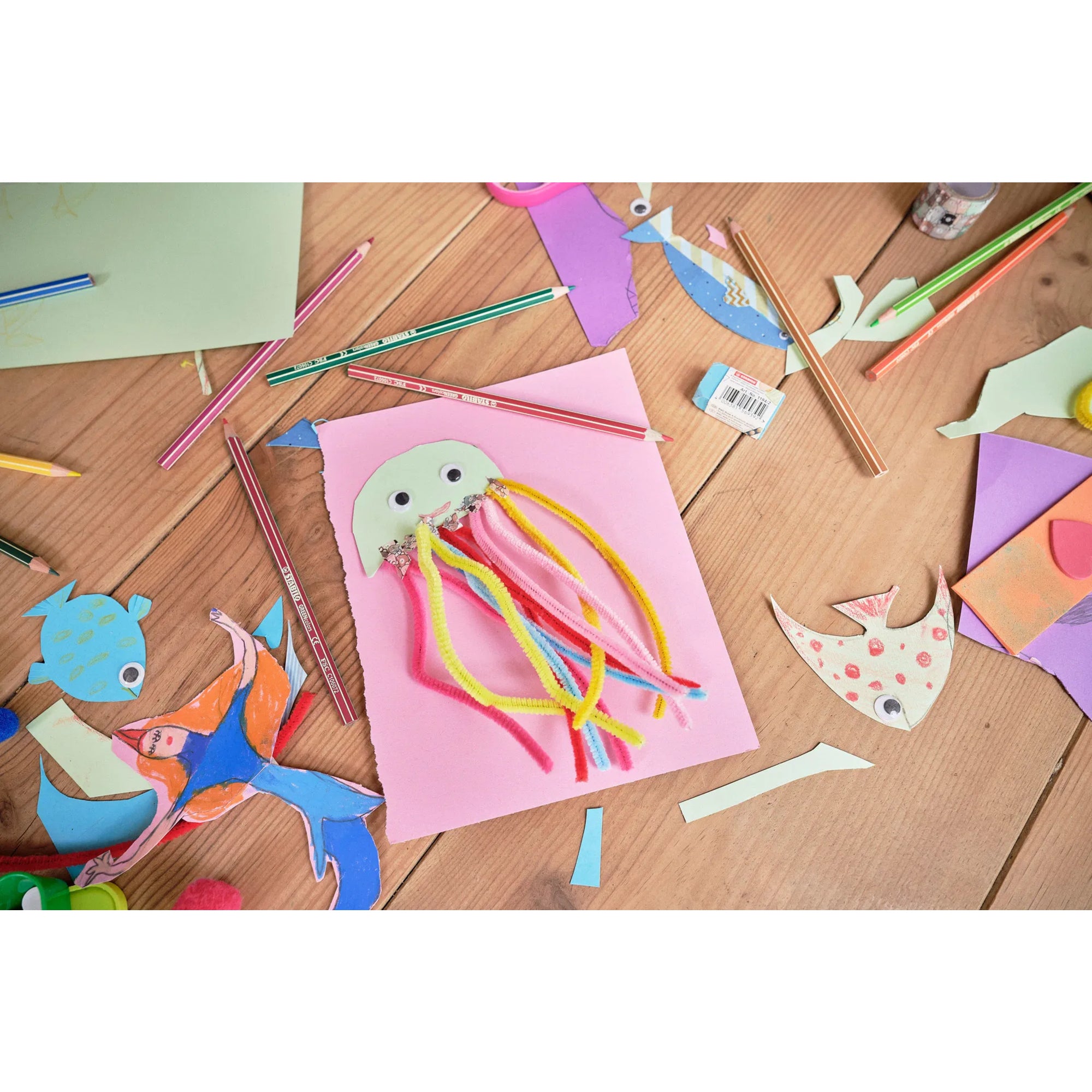 Stabilo Buntstift-Set GREENcolors sort