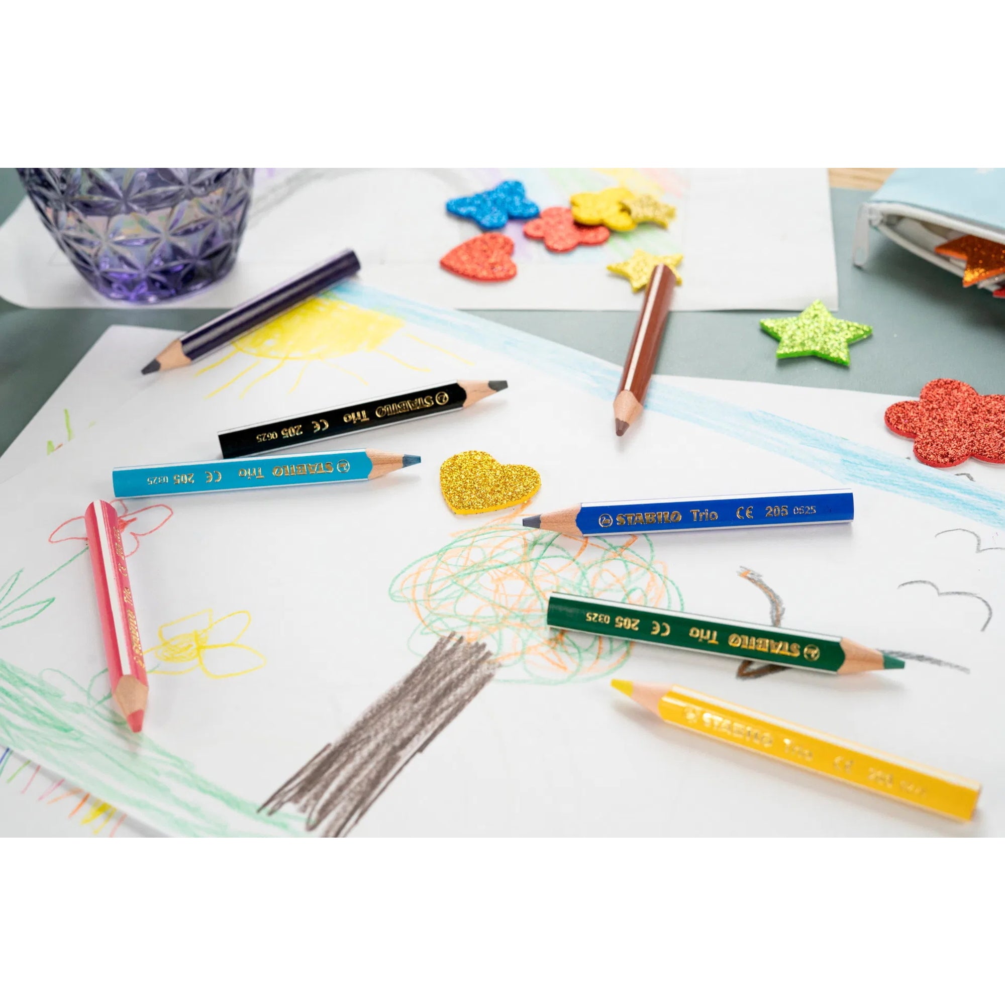 Stabilo Buntstift Trio® dick, kurz