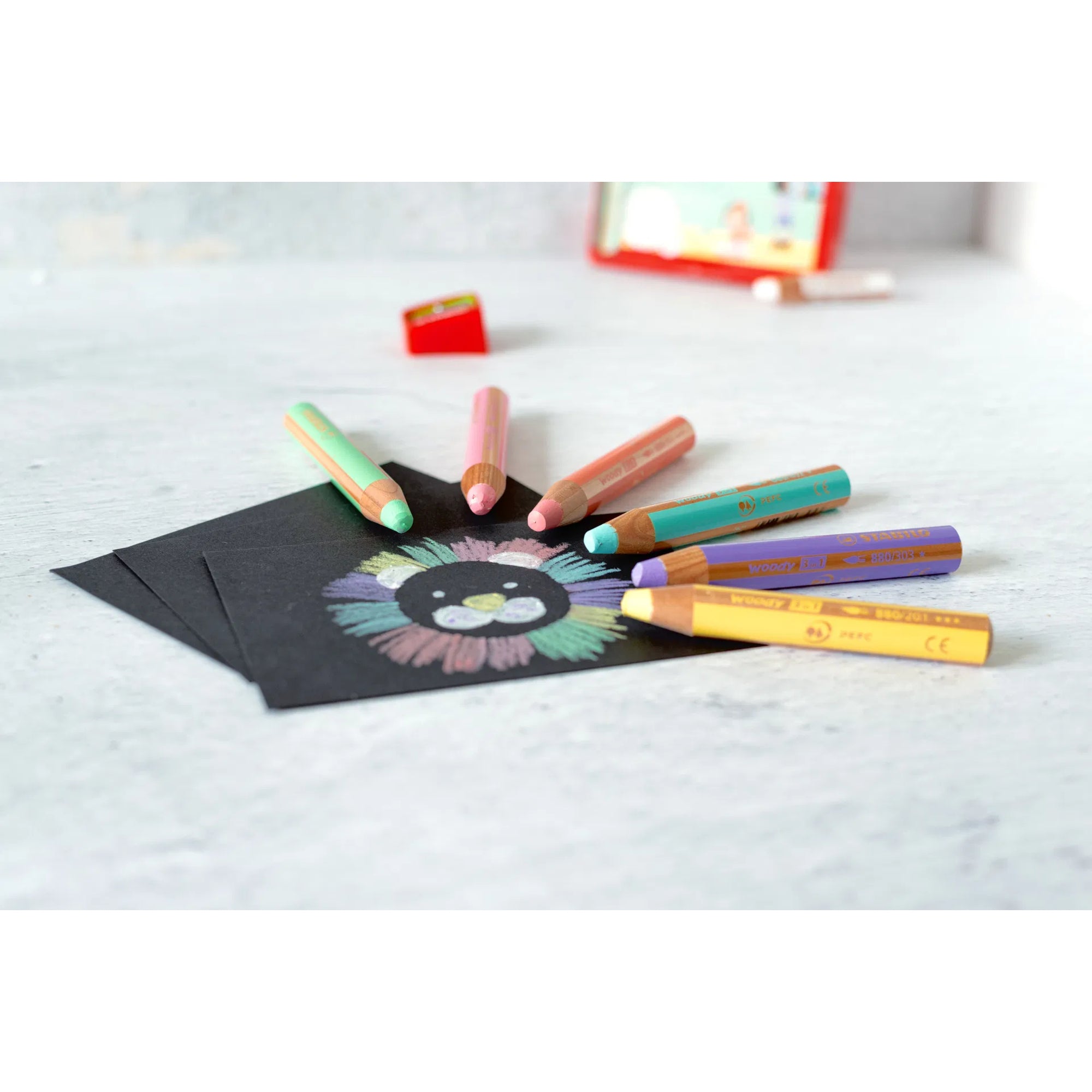 Stabilo Buntstift woody 3 in 1