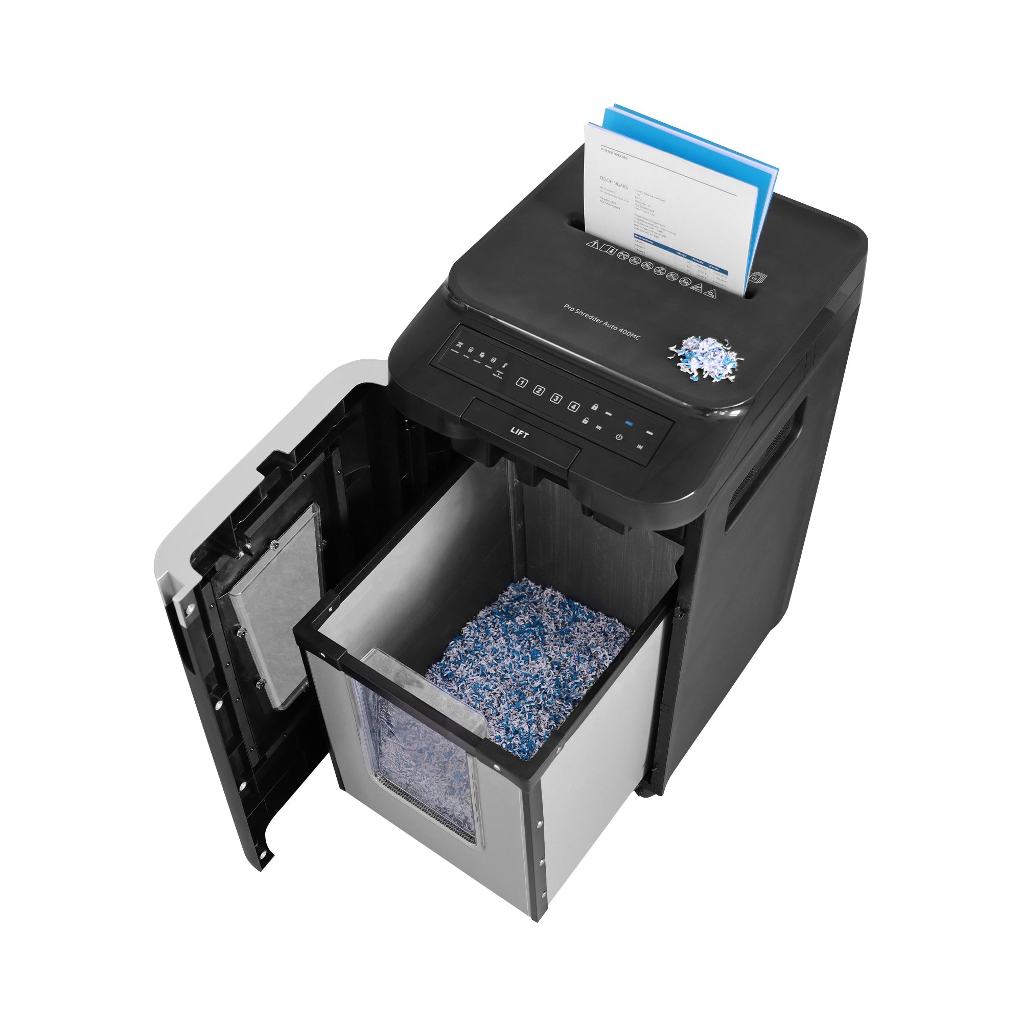 HP Aktenvernichter Pro Shredder Auto 400MC