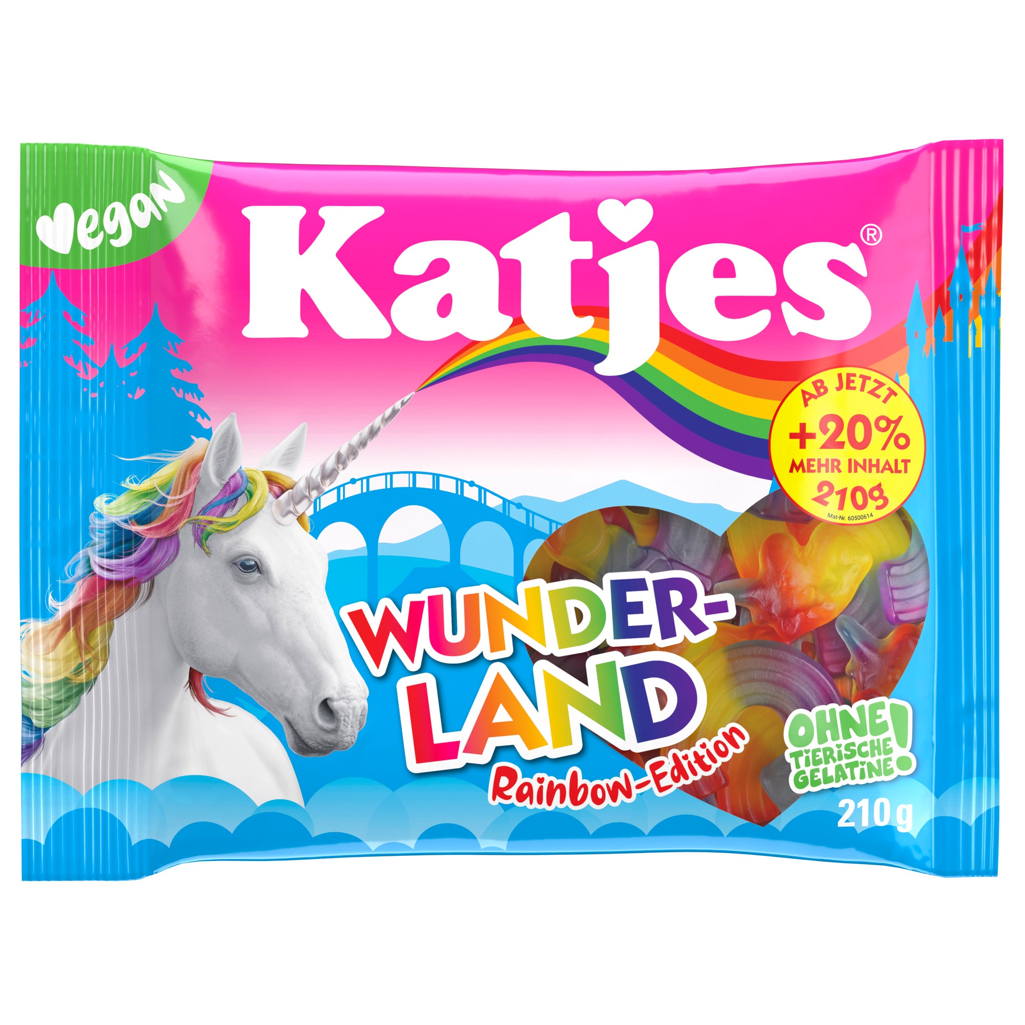 Katjes Fruchtgummi Wunderland Rainbow