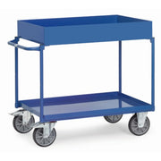 fetra Tischwagen 2Böden 850x500mm +Rand