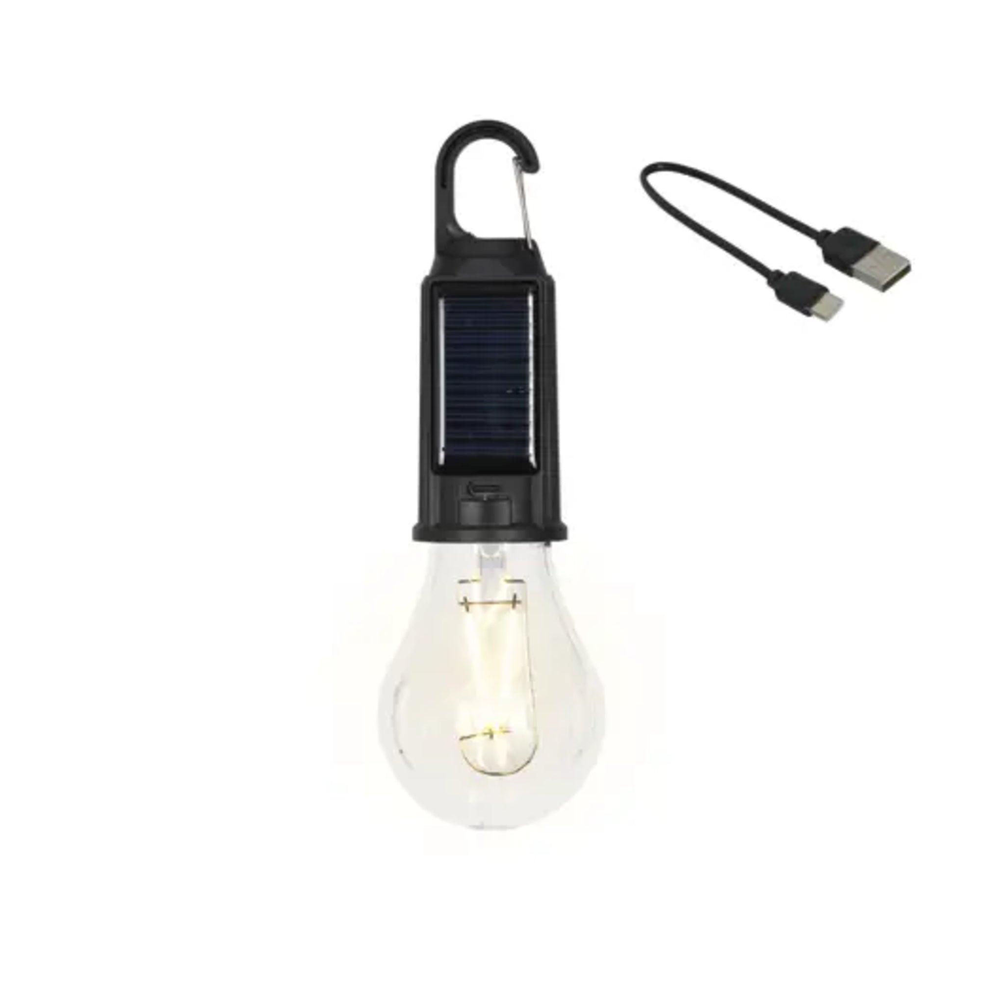 LUMINEO Solarleuchte, schwarz