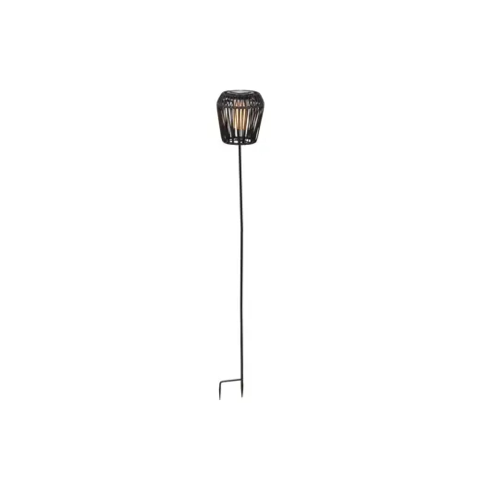 LUMINEO Solarleuchte, schwarz