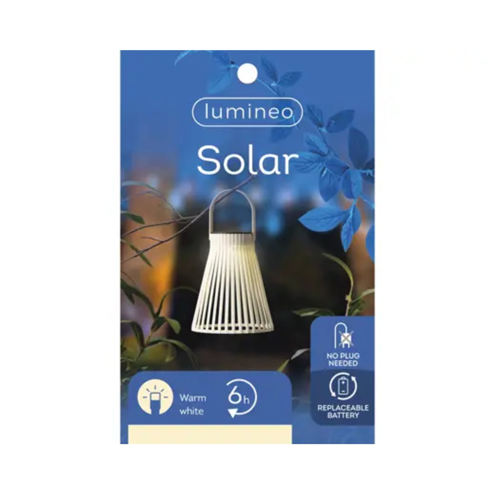 LUMINEO Solarleuchte, weiß