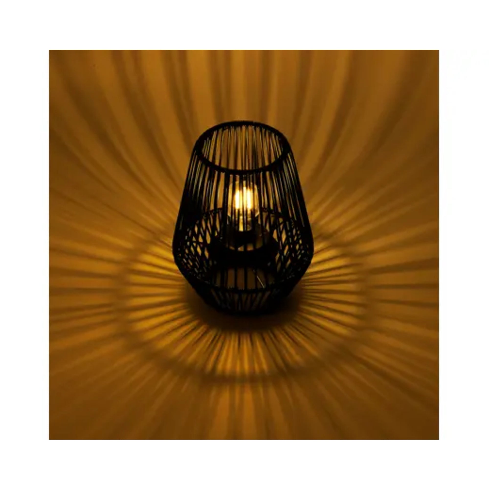 LUMINEO Solarleuchte, schwarz