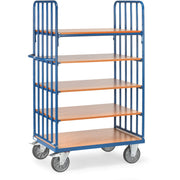 fetra Etagenwagen 5Böden +Rohrstreben 1000x700mm