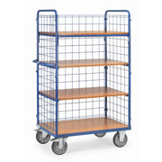 fetra Etagenwagen 4Böden +Drahtgitter 1000x700mm
