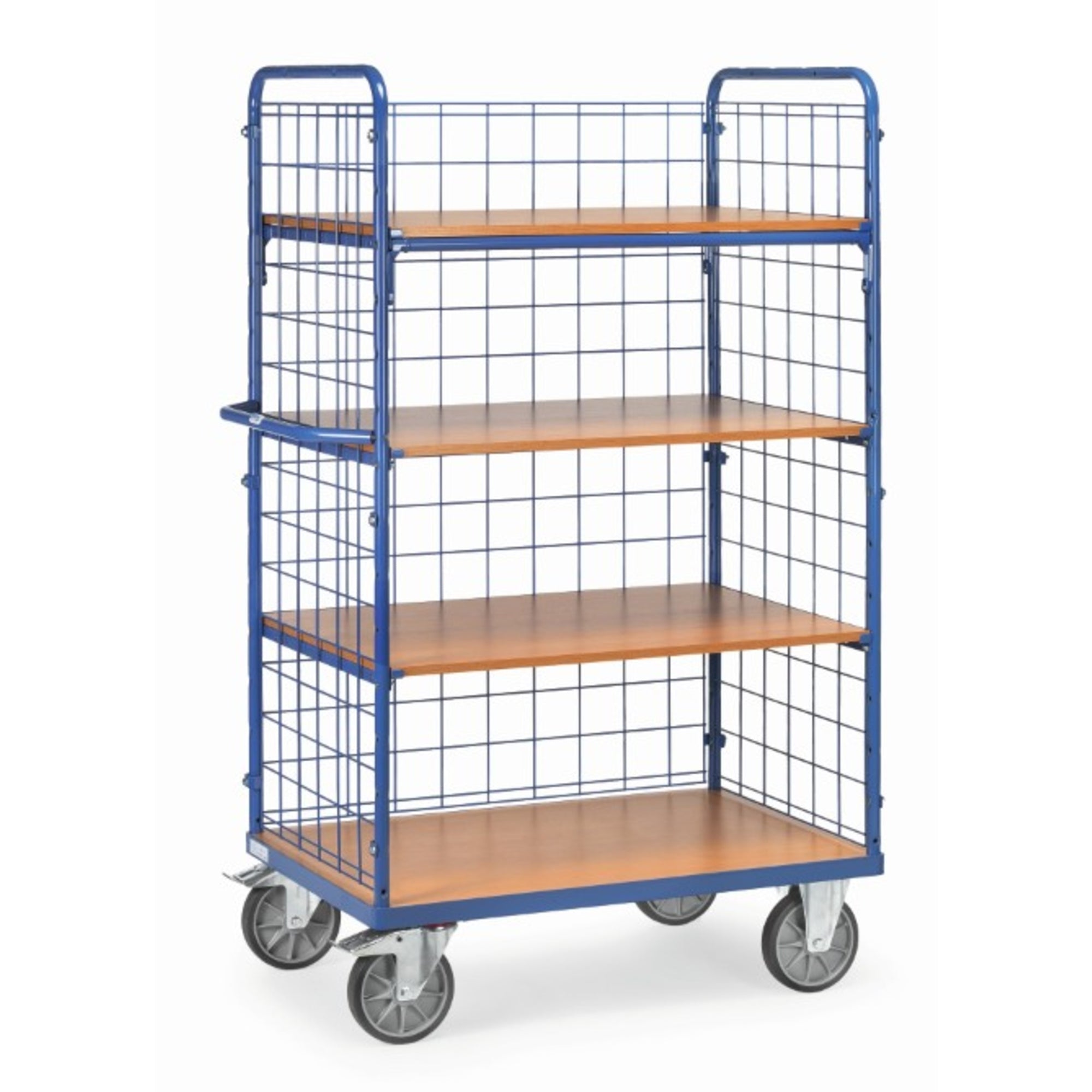 fetra Etagenwagen 4Böden +Drahtgitter 1000x700mm