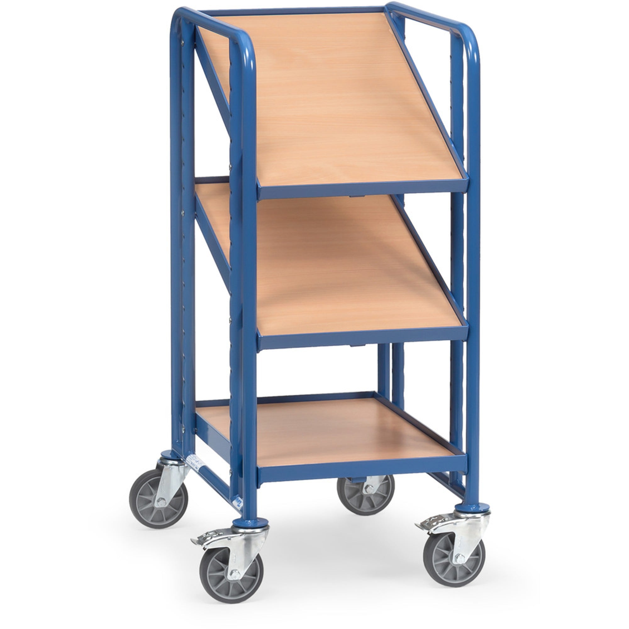 fetra Eurokastenwagen 3Holzböden 610x410mm