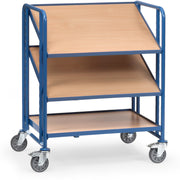 fetra Eurokastenwagen 3Holzböden 825x610mm