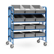 fetra Montagewagen 4Böden 1280x658mm +Kästen