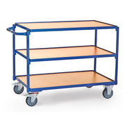 fetra Tischwagen 3Böden +Griff 1000x600mm