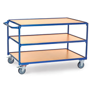 fetra Tischwagen 3Böden +Griff 1200x800mm