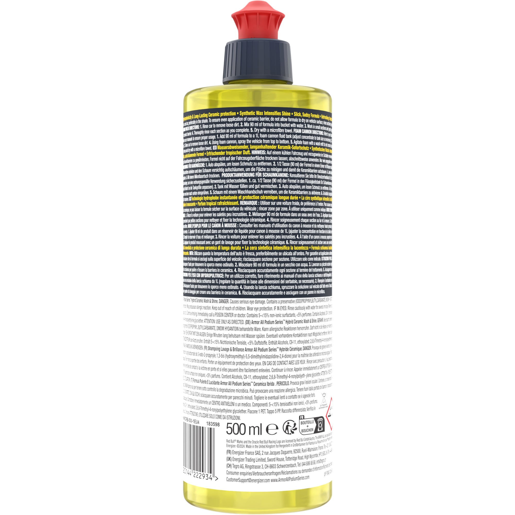 Armor Autoshampoo Oracle Red Bull Racing Wash & Shine