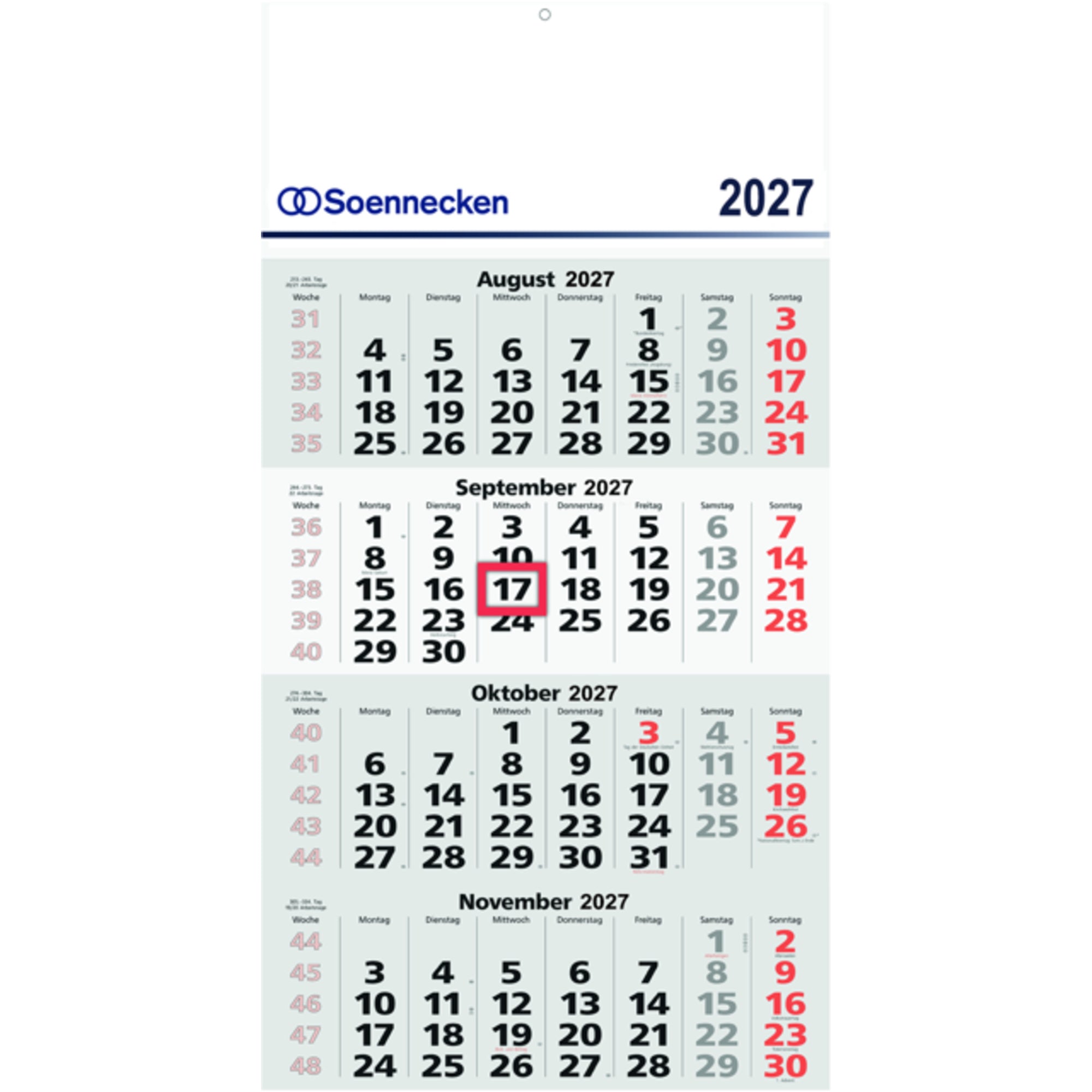 Soennecken Wandkalender