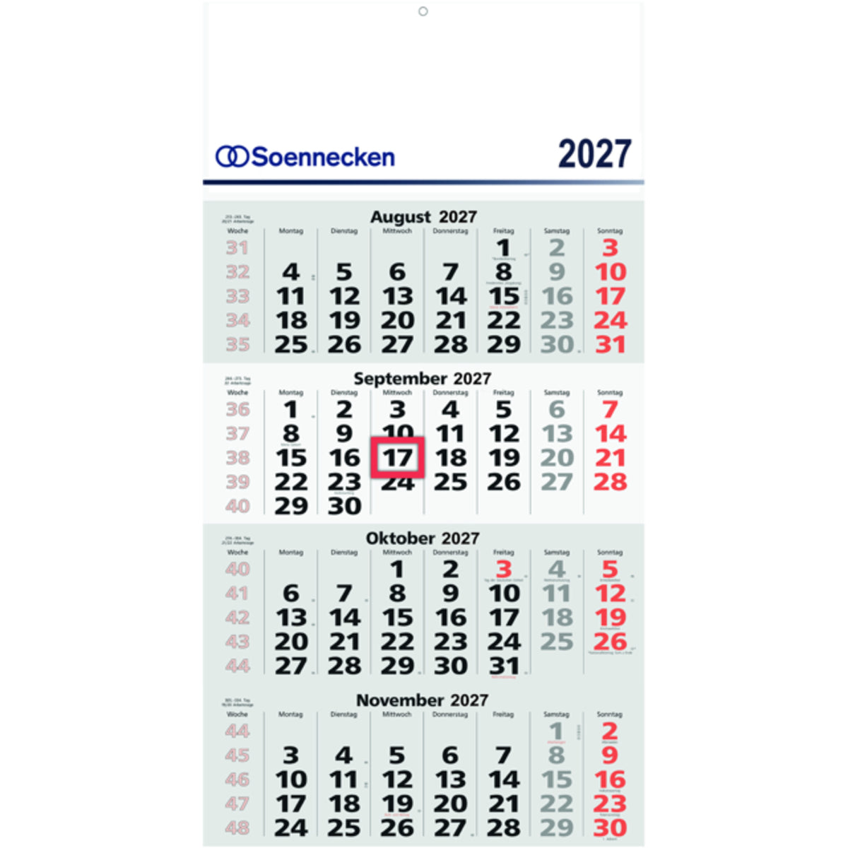 Soennecken Wandkalender