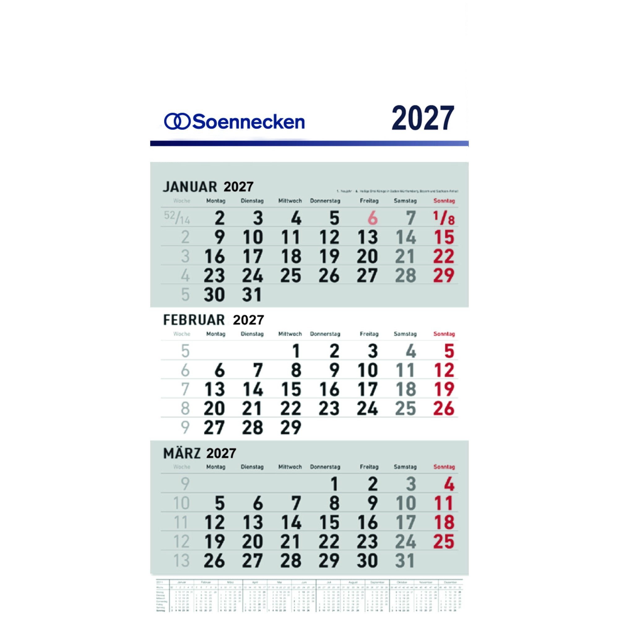 Soennecken Wandkalender