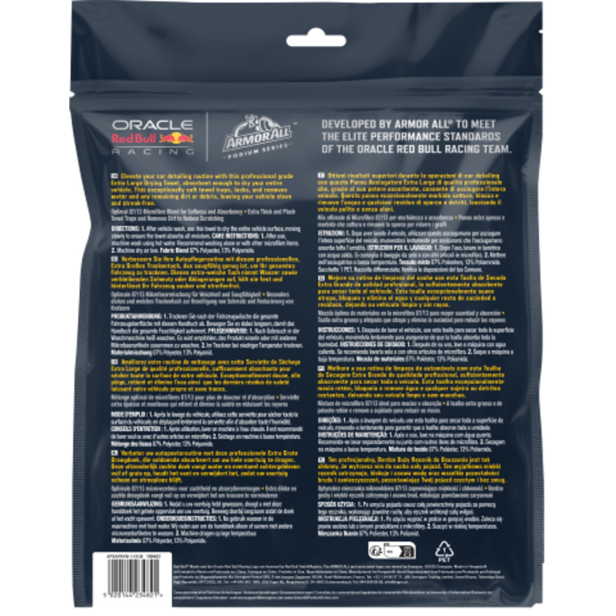 Armor Microfasertücher Oracle Red Bull Racing Extra Large