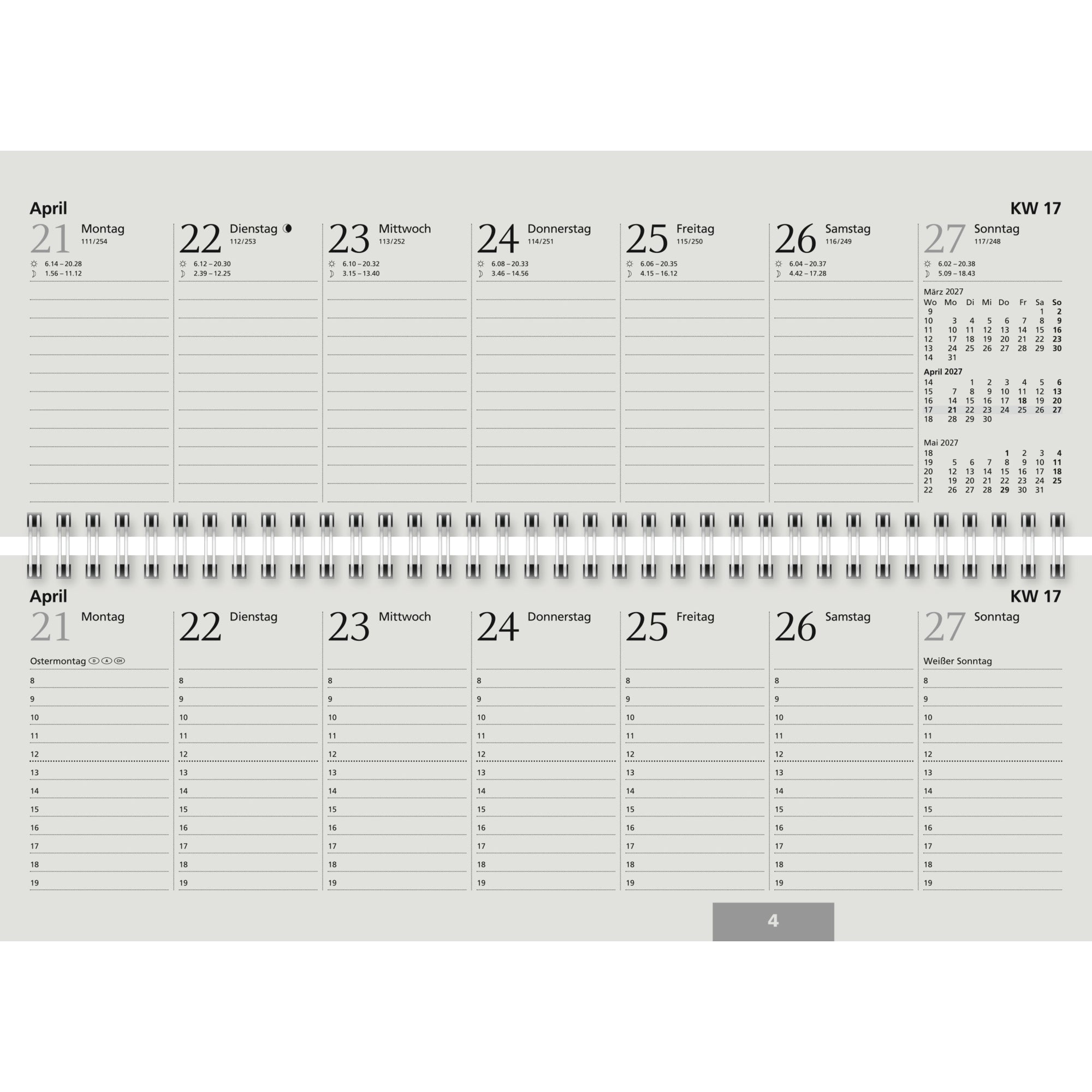 rido/ide Querkalender
