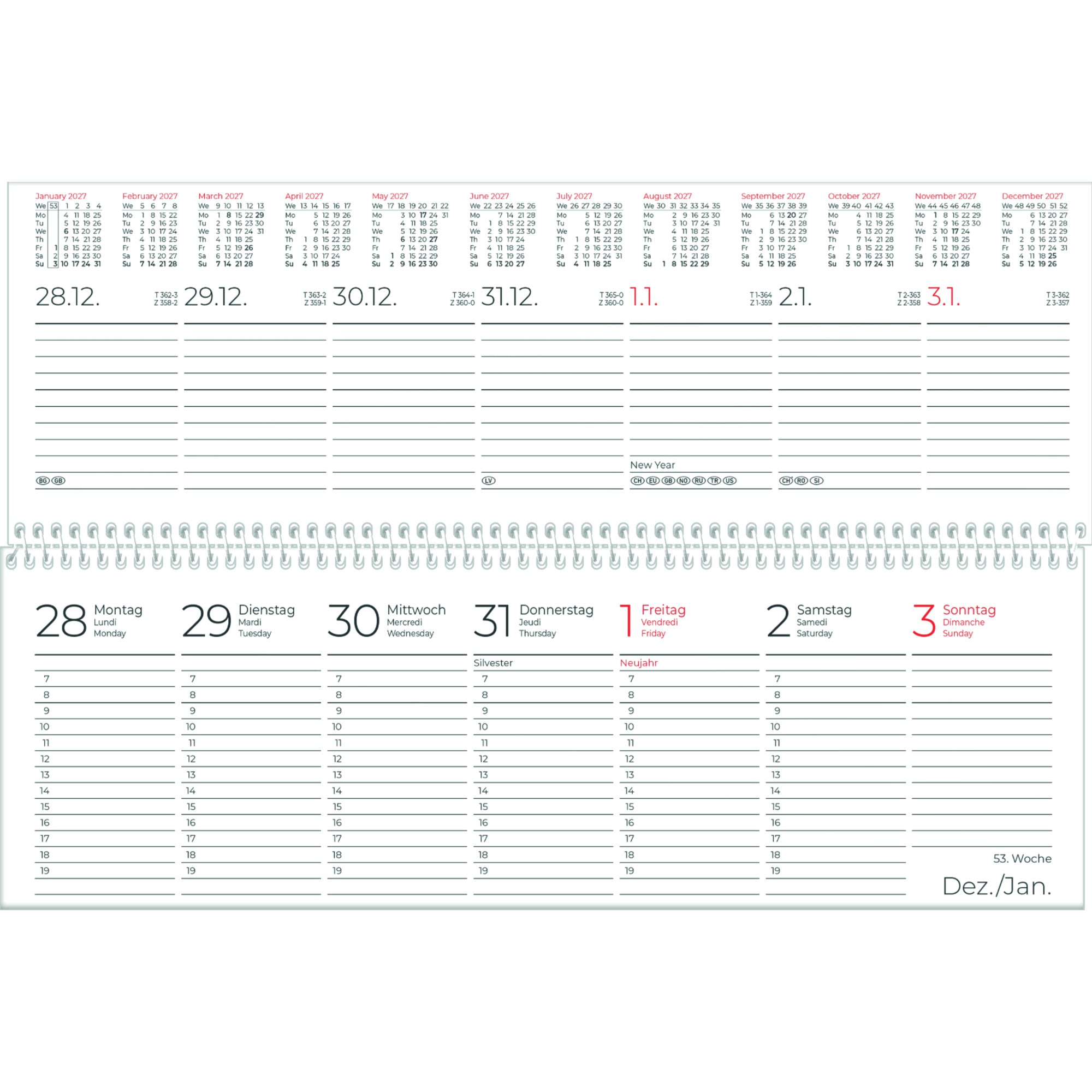 ZETTLER Querkalender