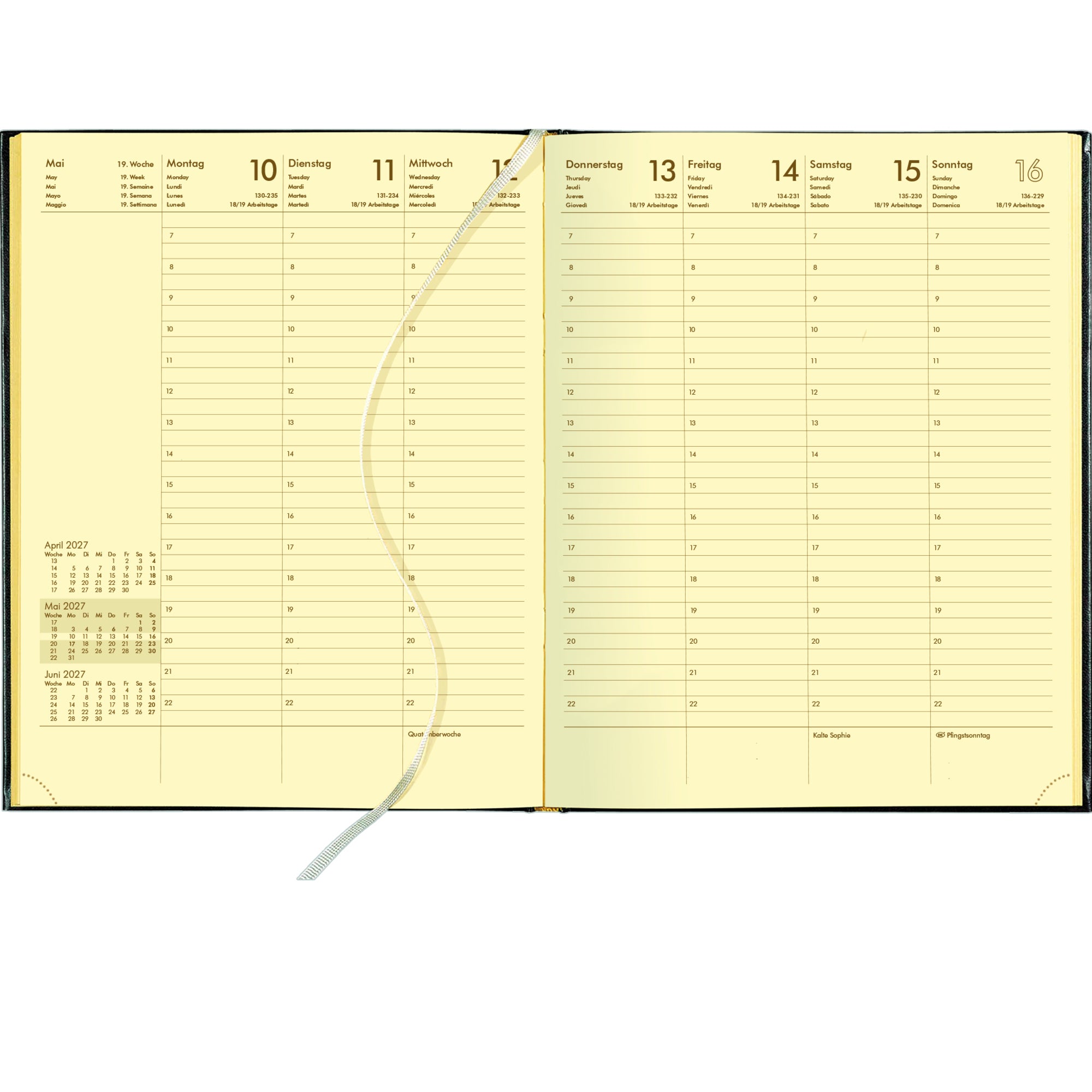 ZETTLER Buchkalender, 21 x 26,5 cm (B x H)