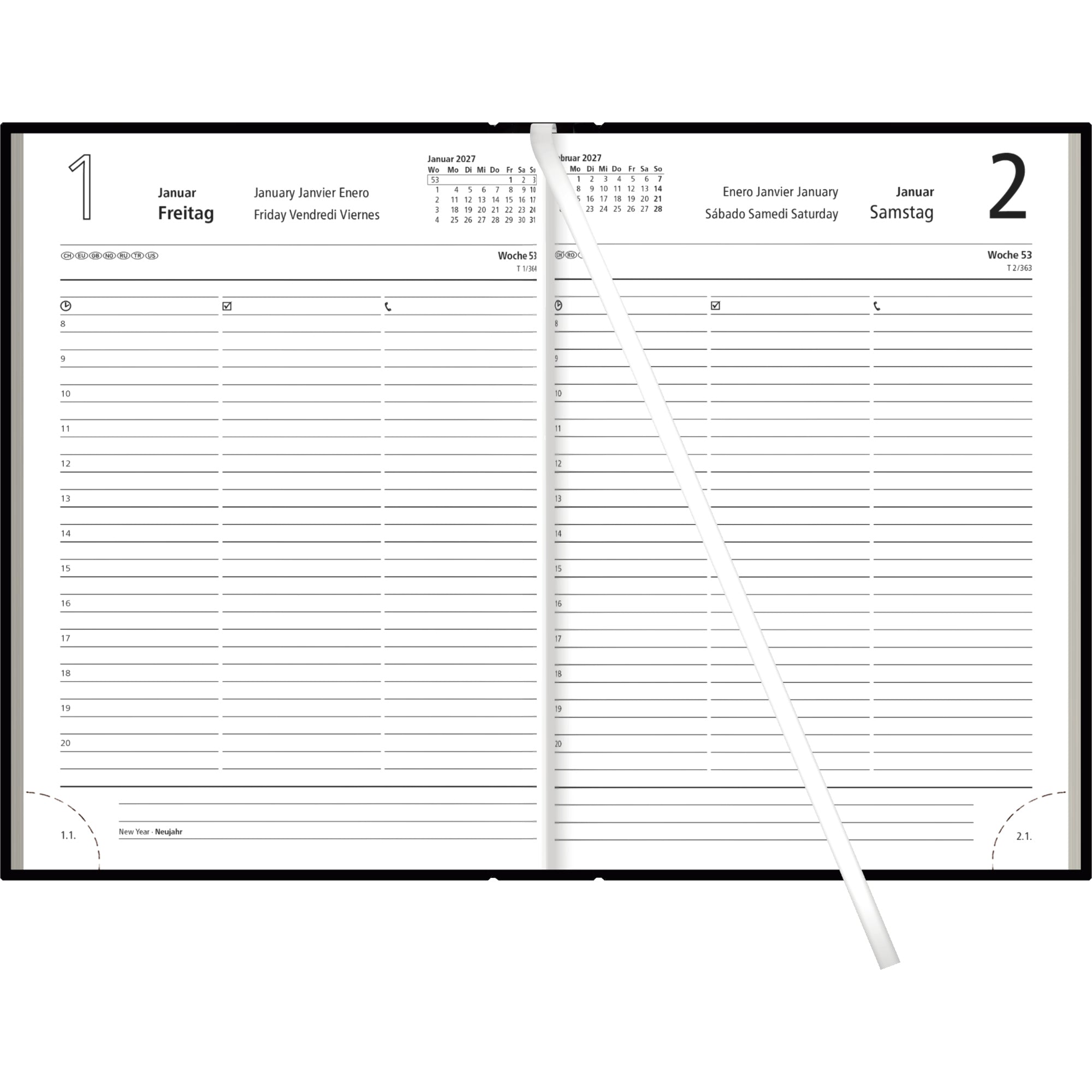ZETTLER Buchkalender Natura