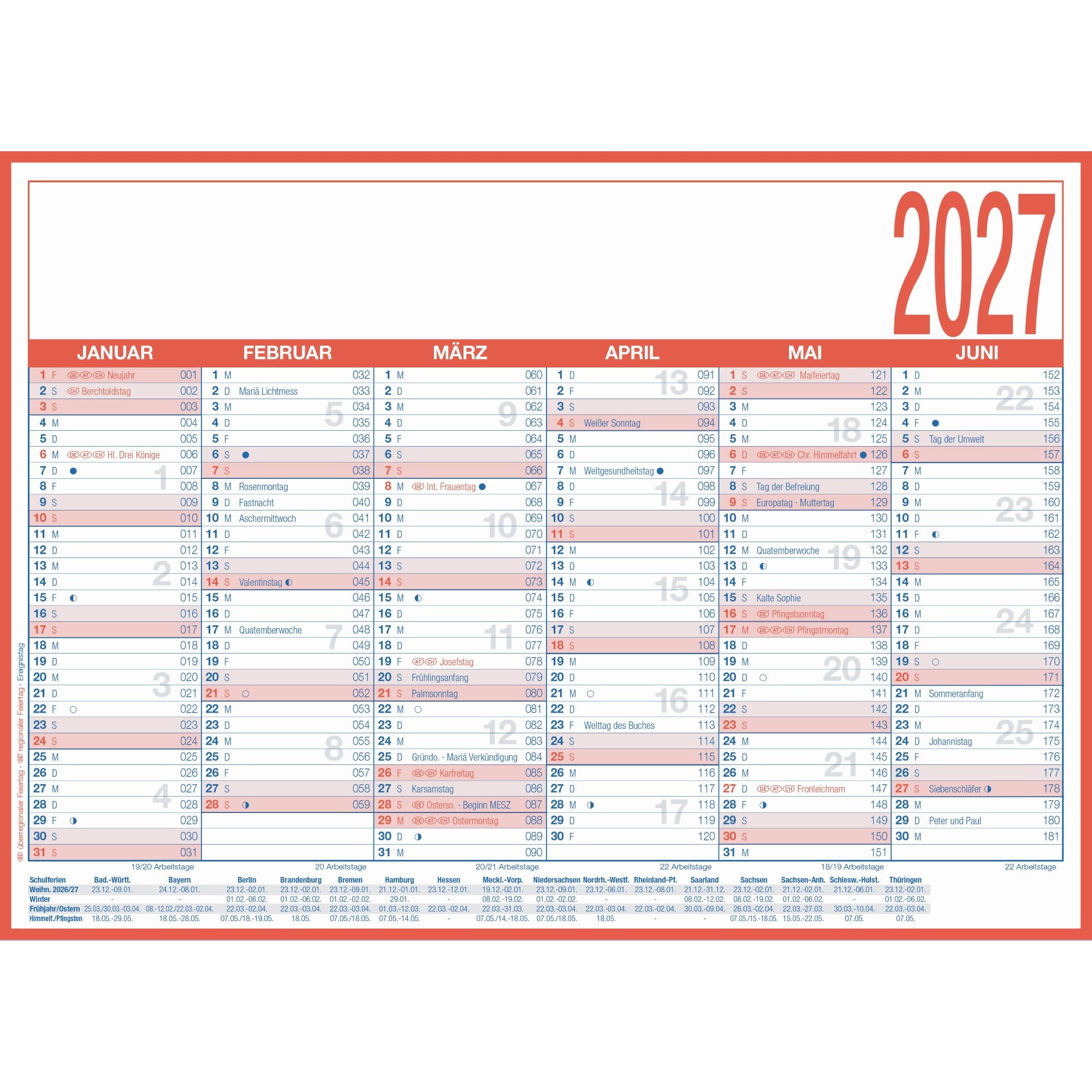 ZETTLER Tafelkalender