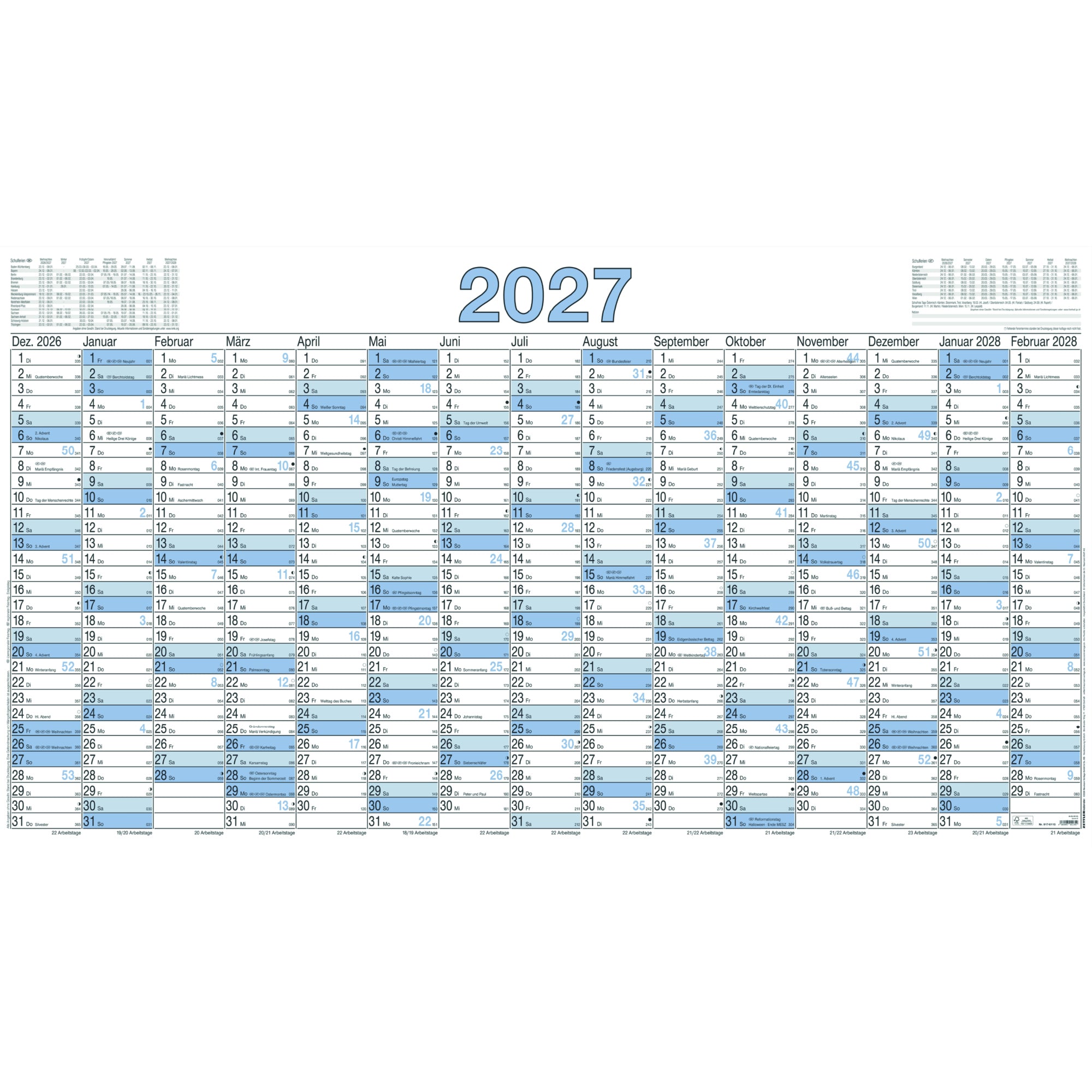 ZETTLER Plakatkalender