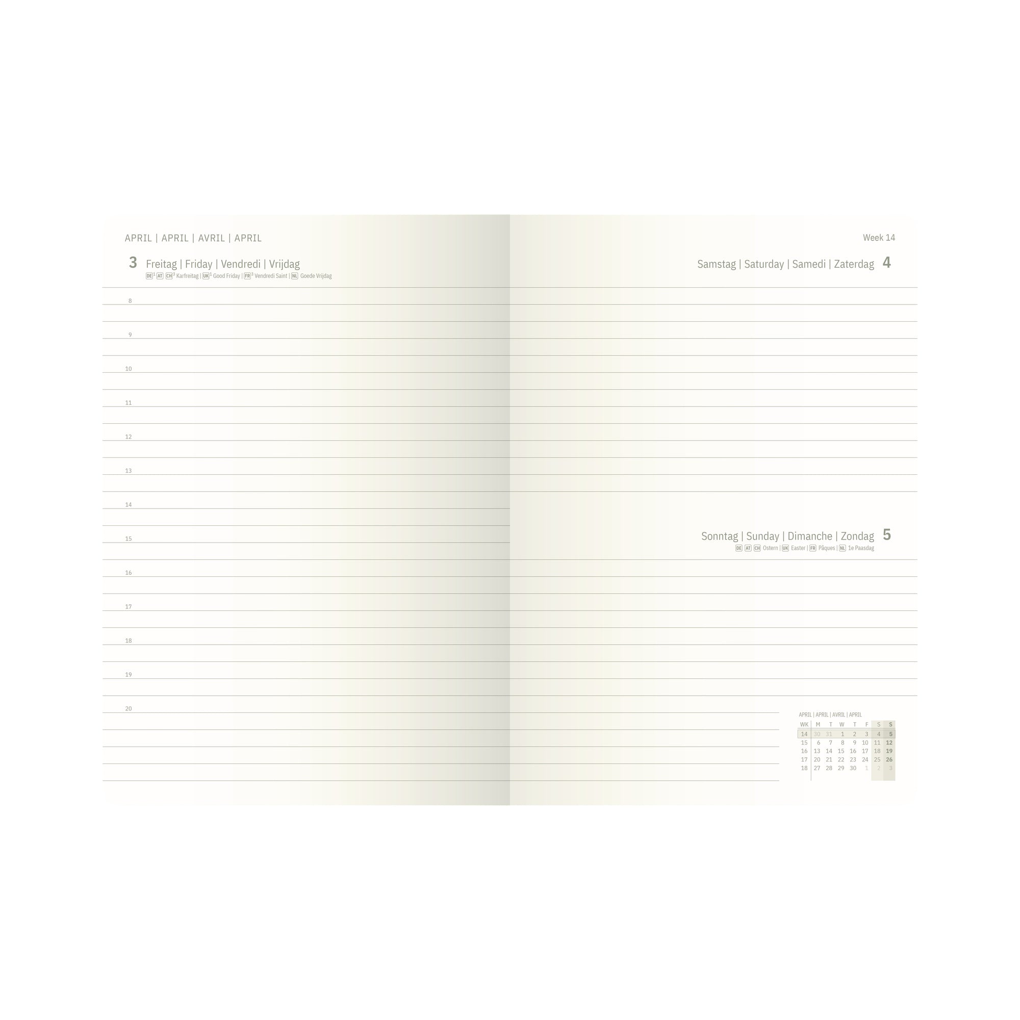 Sigel Buchkalender Conceptum, ca. DIN A5