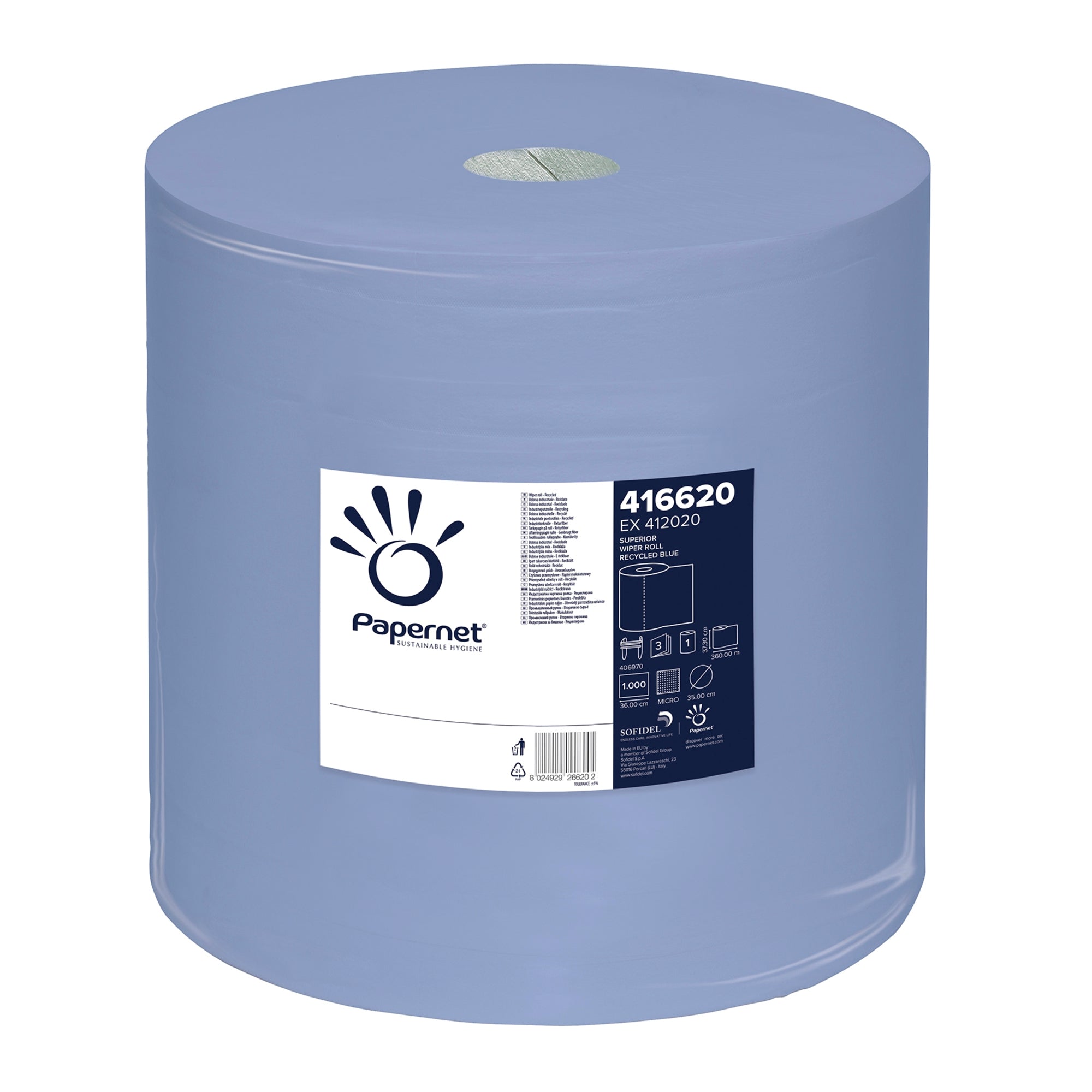 Papernet Putzrollen Industrie