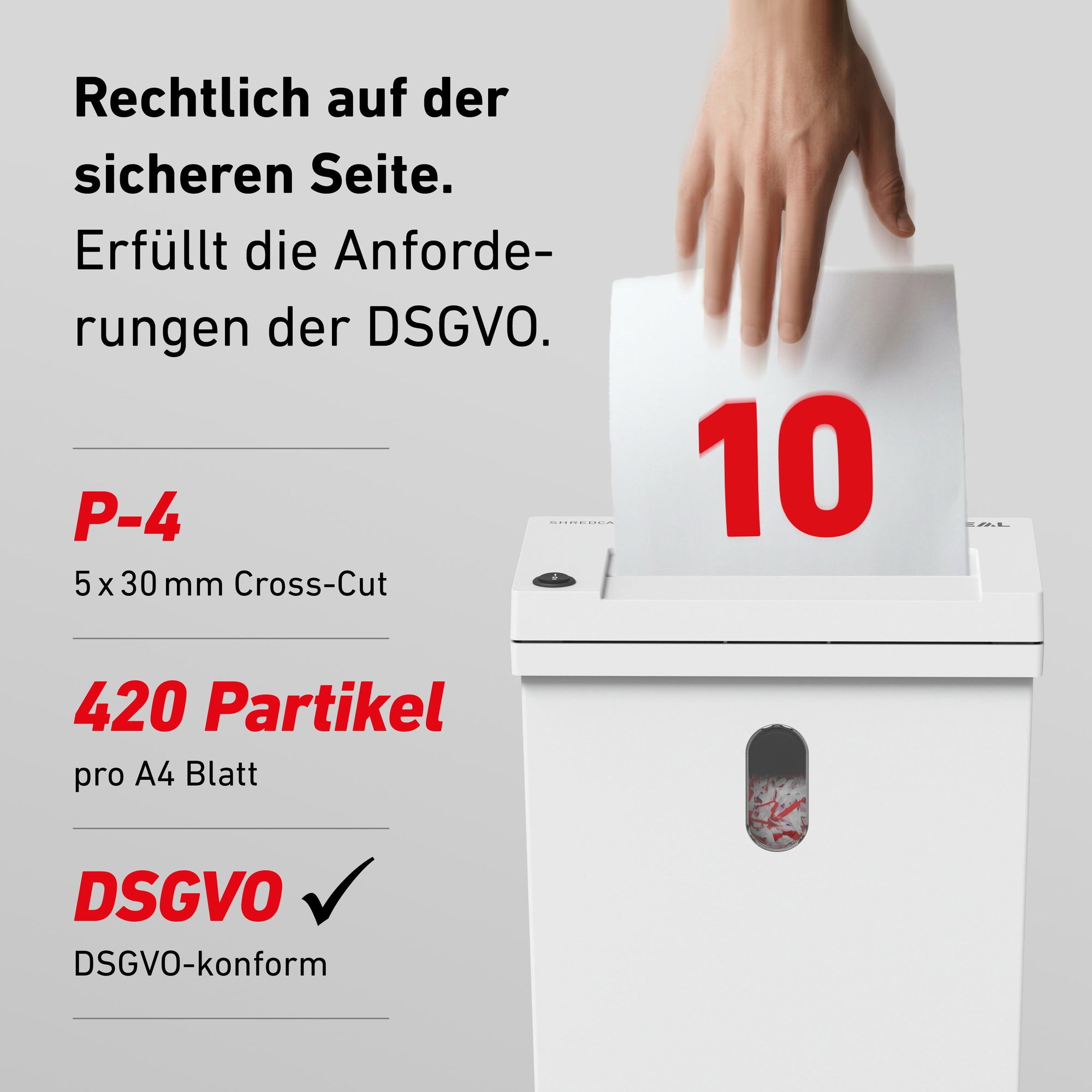 IDEAL Aktenvernichter Shredcat 8100 CC
