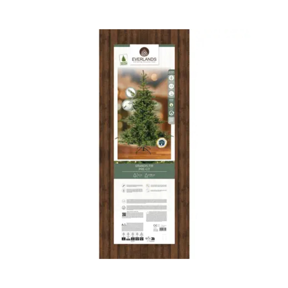 EVERLANDS Grandis Tanne LED 150x210cm