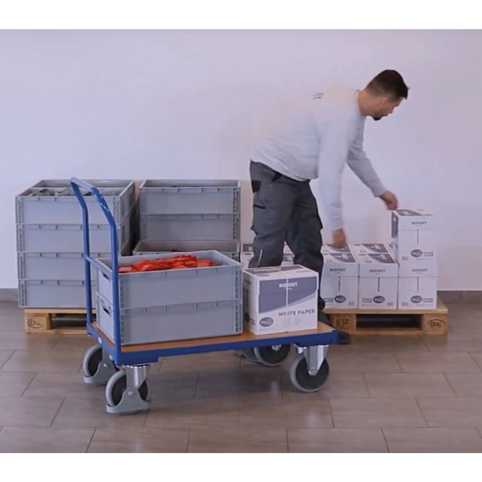 VARIOfit Transportwagen, 60 x 101,5 x 112,5 cm (B x H x L)