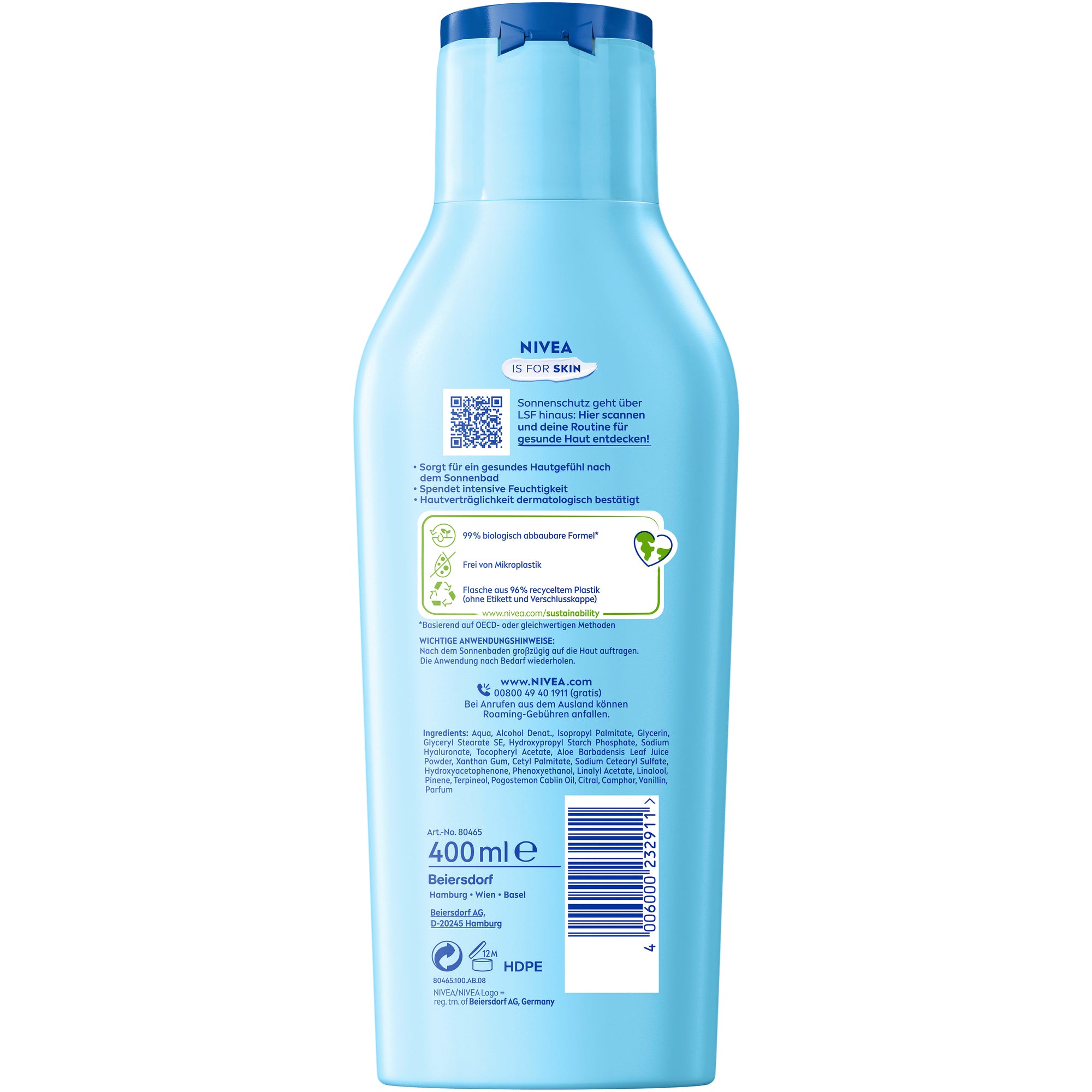 Nivea Hautpflegecreme Pflegende After Sun