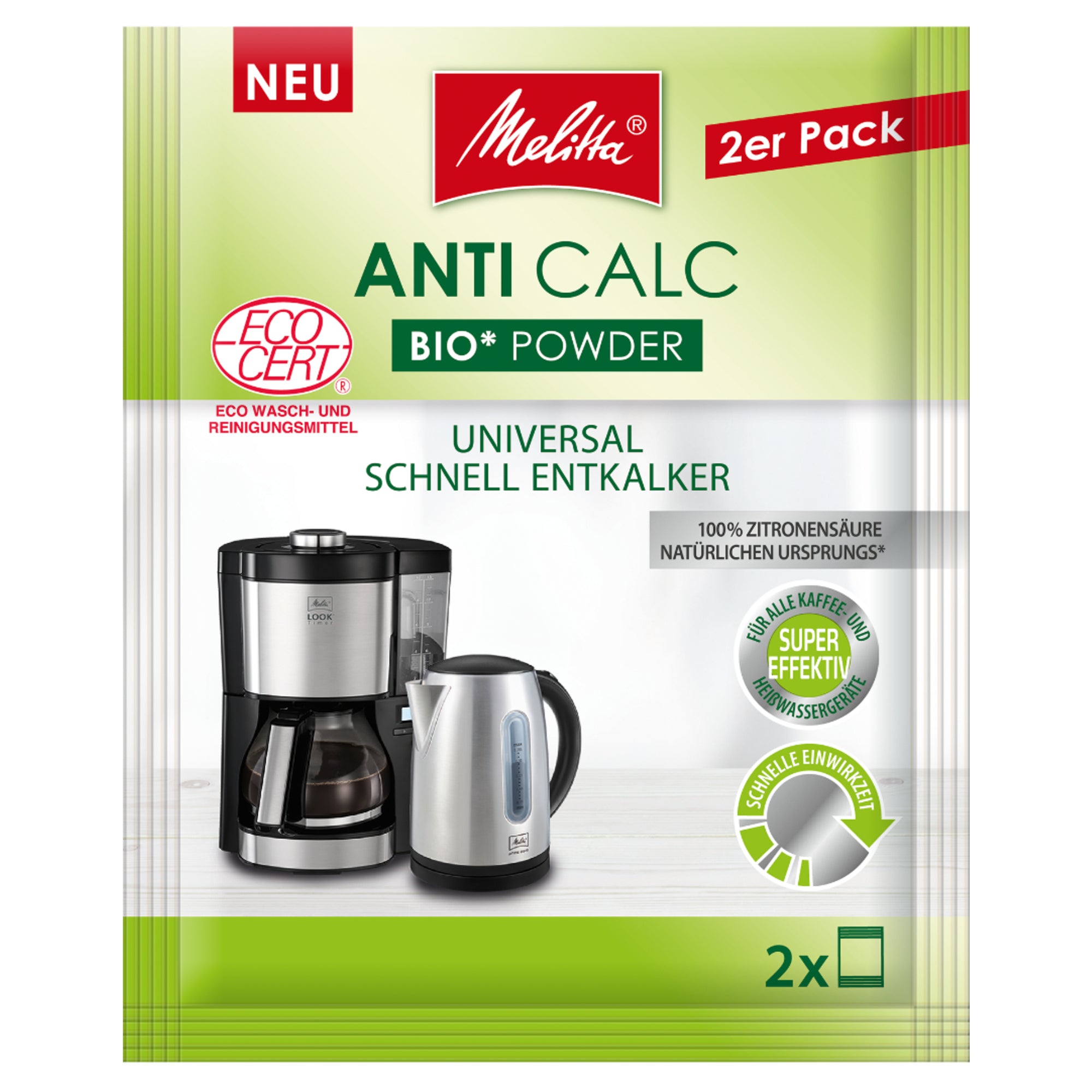 Melitta Entkalker Anti Calc Bio Powder