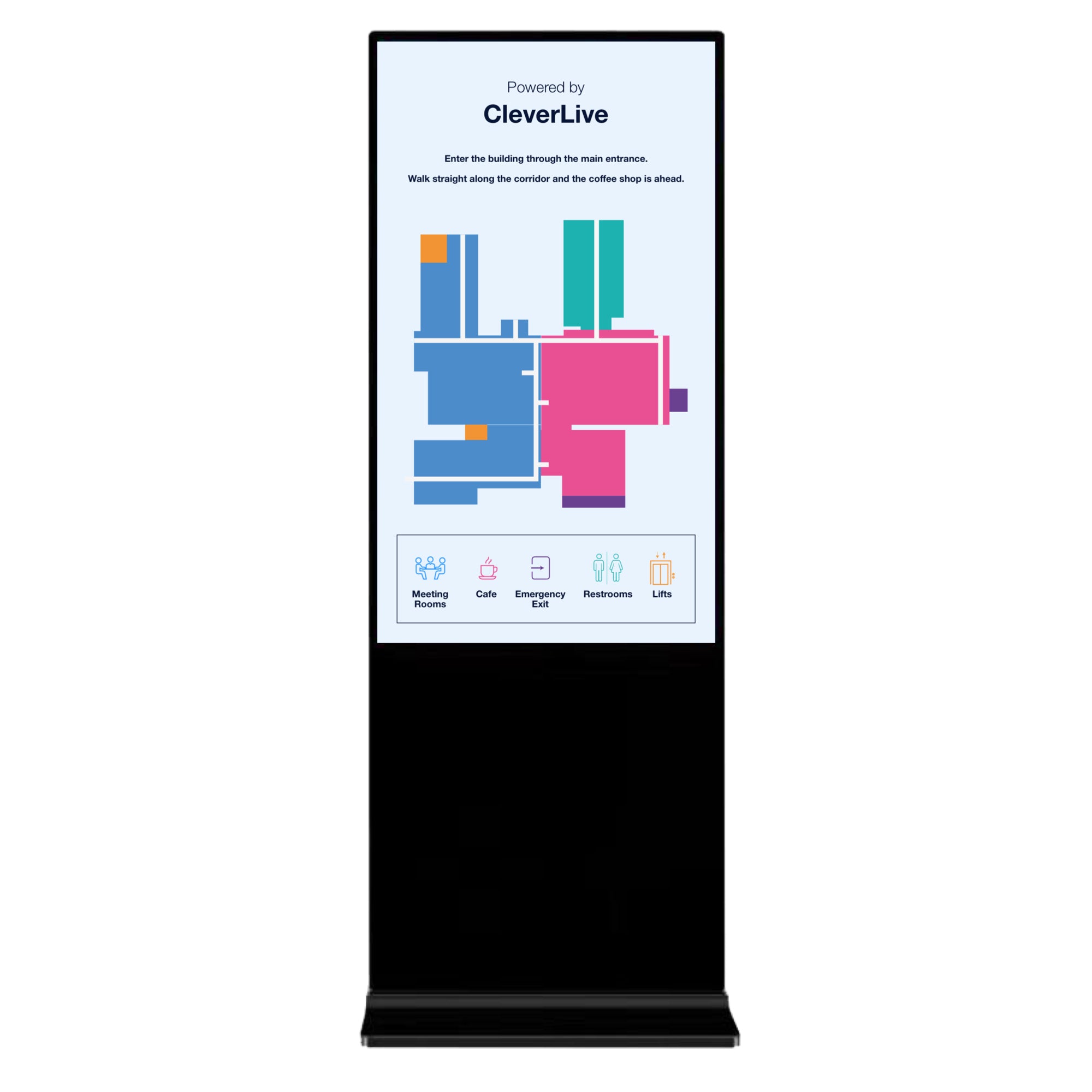 Clevertouch Professionelles Display CL Totem