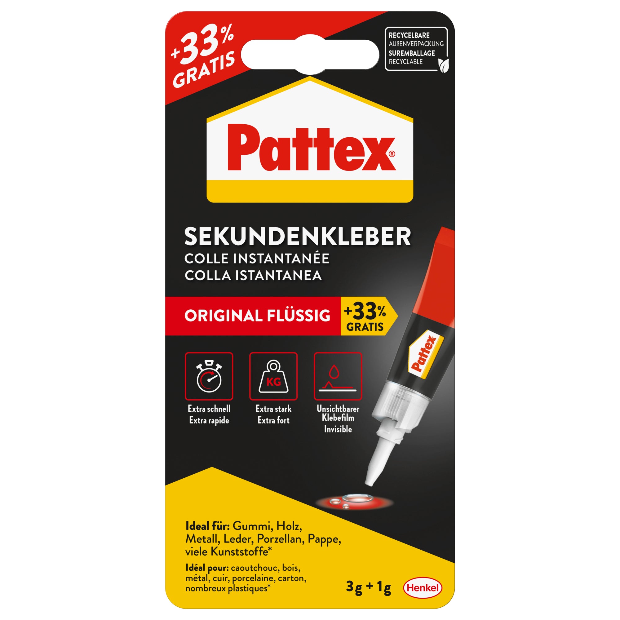 Pattex Sekundenkleber Original