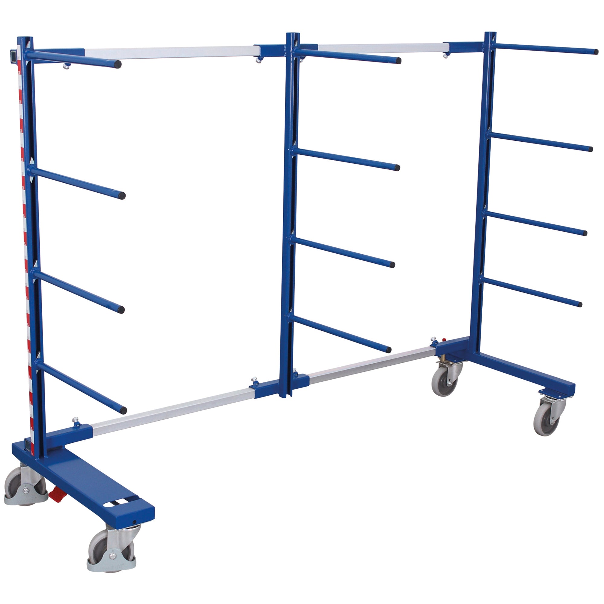 VARIOfit Transportwagen, 84-220 x 180 x 80 cm (B x H x T)